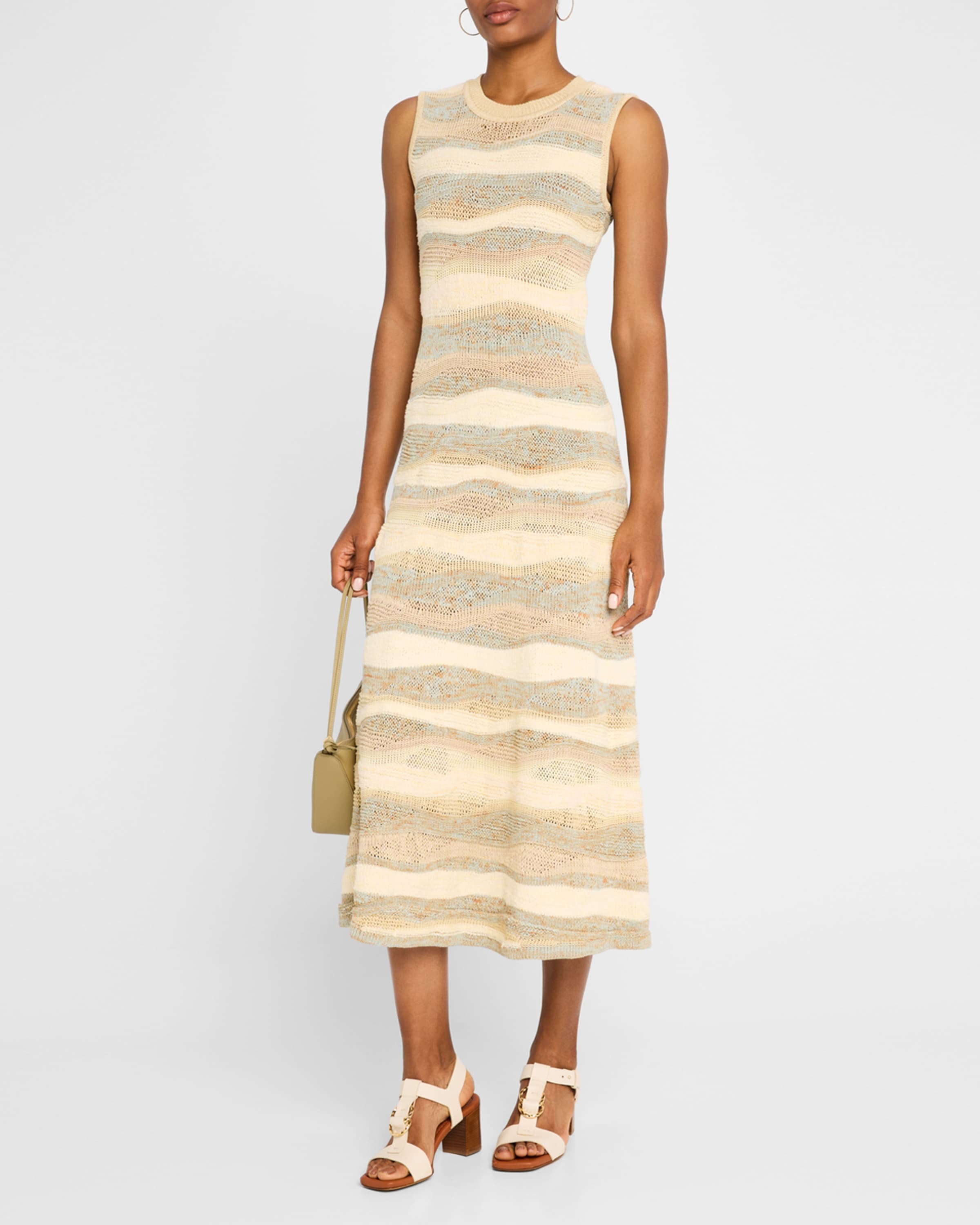 Gaia Knit Sleeveless Midi Dress - 2