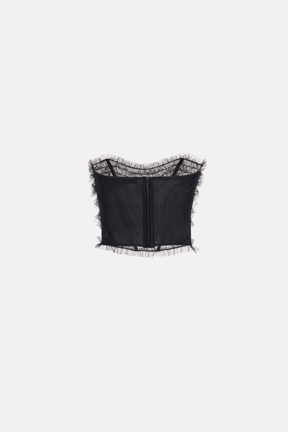 RUCHED TULLE BUSTIER - 2