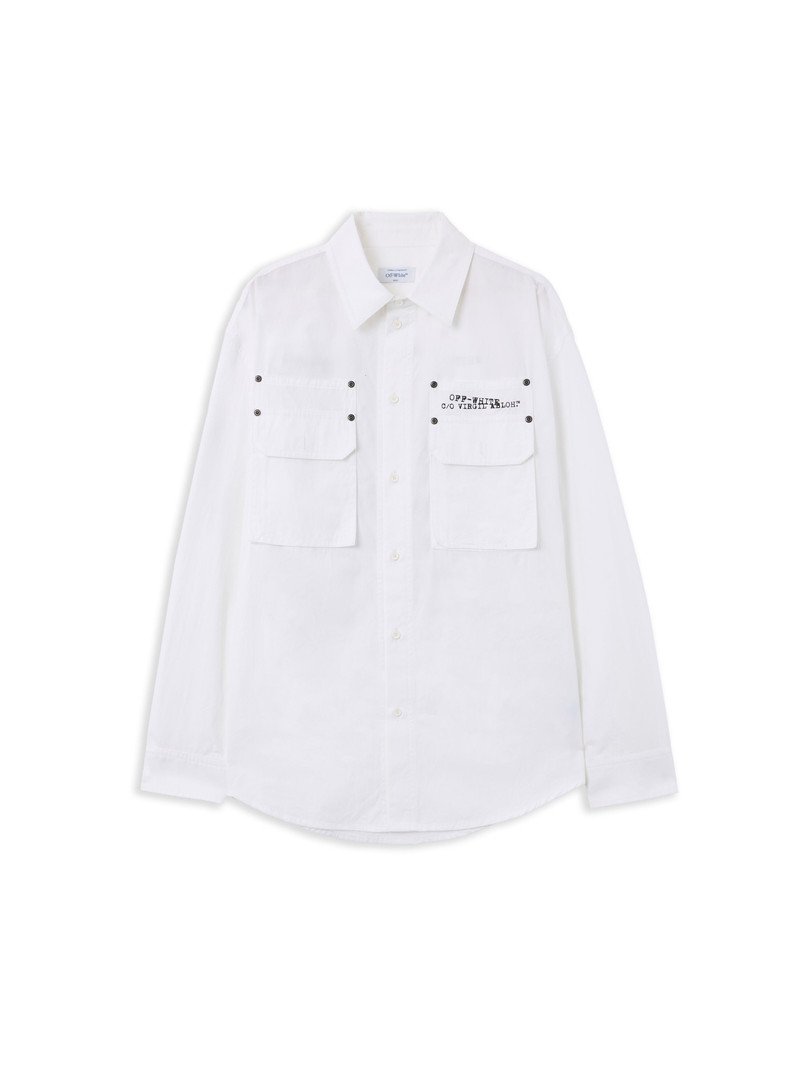 Off-White Type Arrow Poplin Overshirt outlook