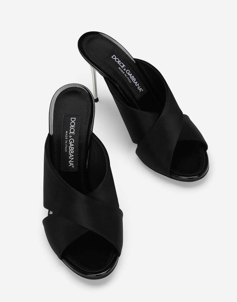 Satin mules 5