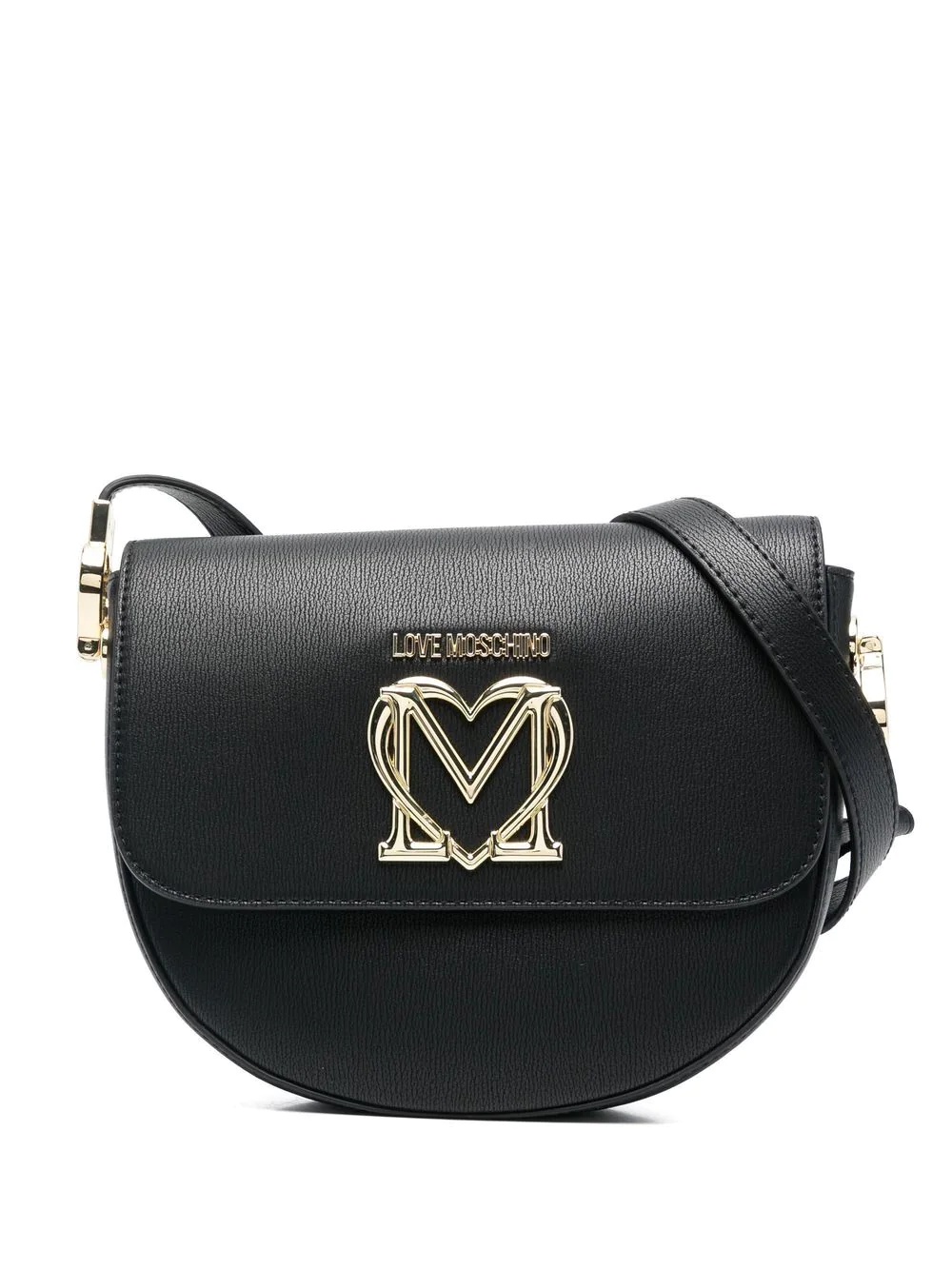 logo-plaque crossbody bag - 1