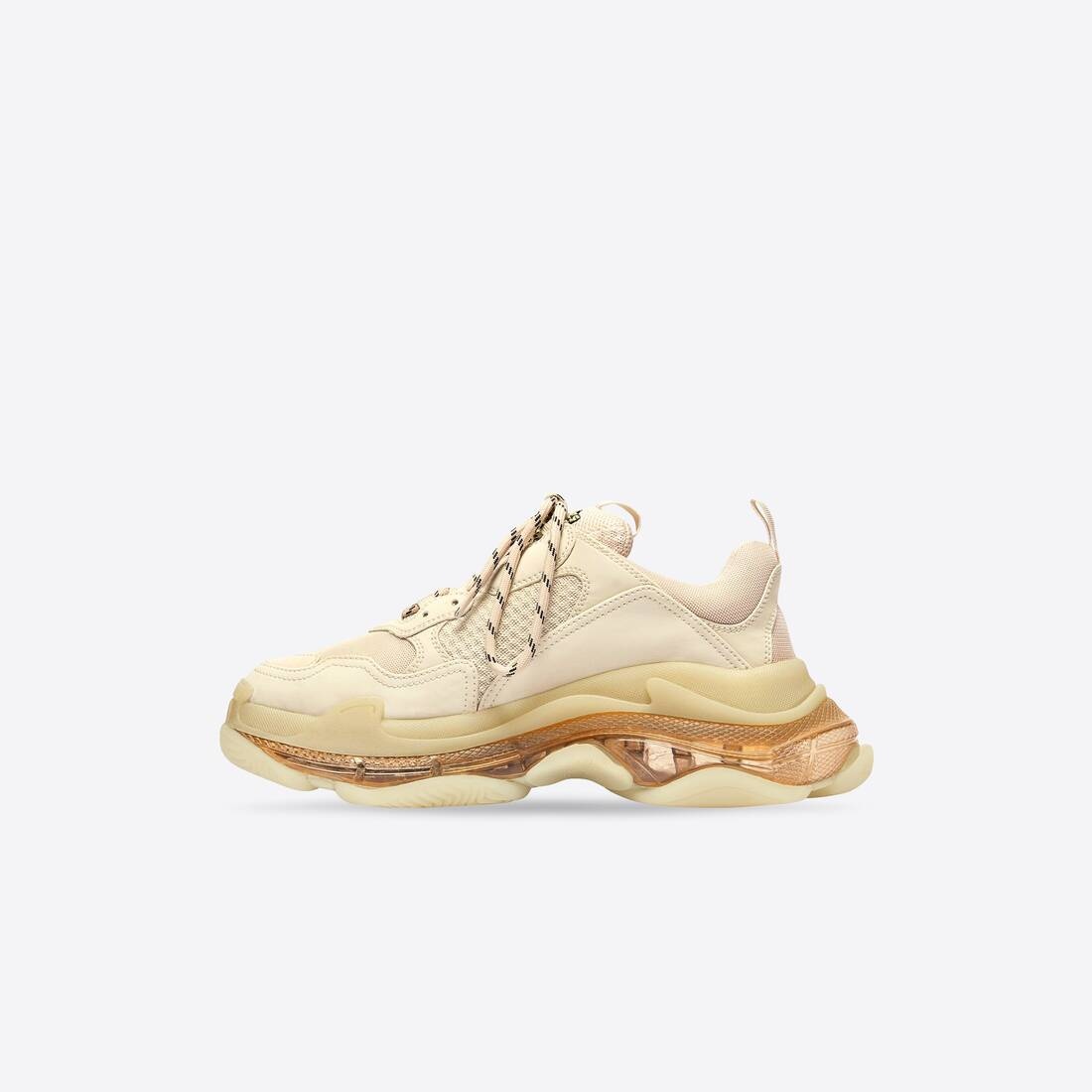 Women's Triple S Clear Sole Sneaker in Beige - 4