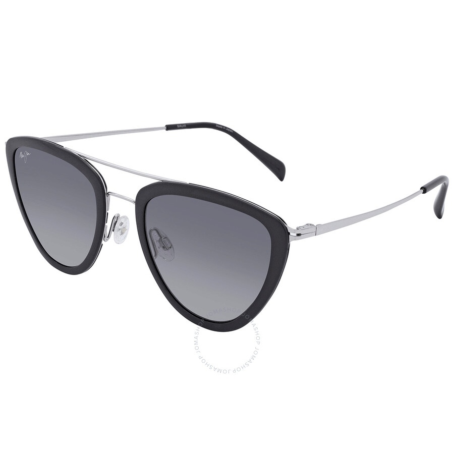 Maui Jim Hunakai Neutral Grey Irregular Ladies Sunglasses GS331-02 53 - 4
