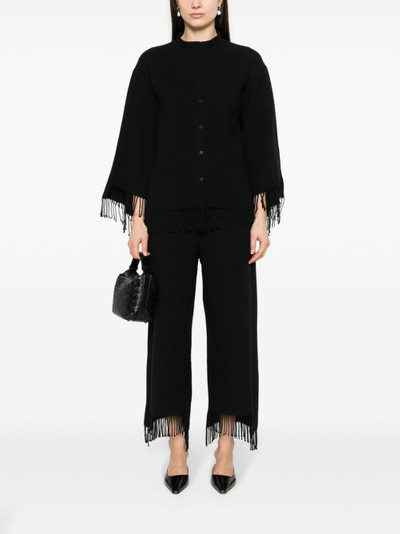 BY MALENE BIRGER Mirabellas fringed trousers outlook