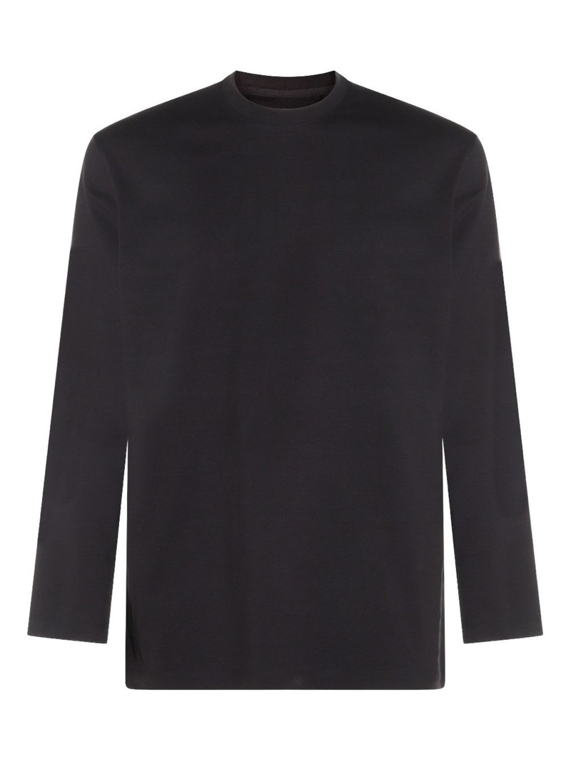 logo-print long-sleeve T-shirt 1