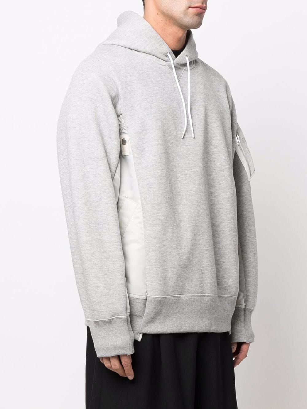 お歳暮 2025 sacai contrast-panel hoodie | farfetch | REVERSIBLE トップス