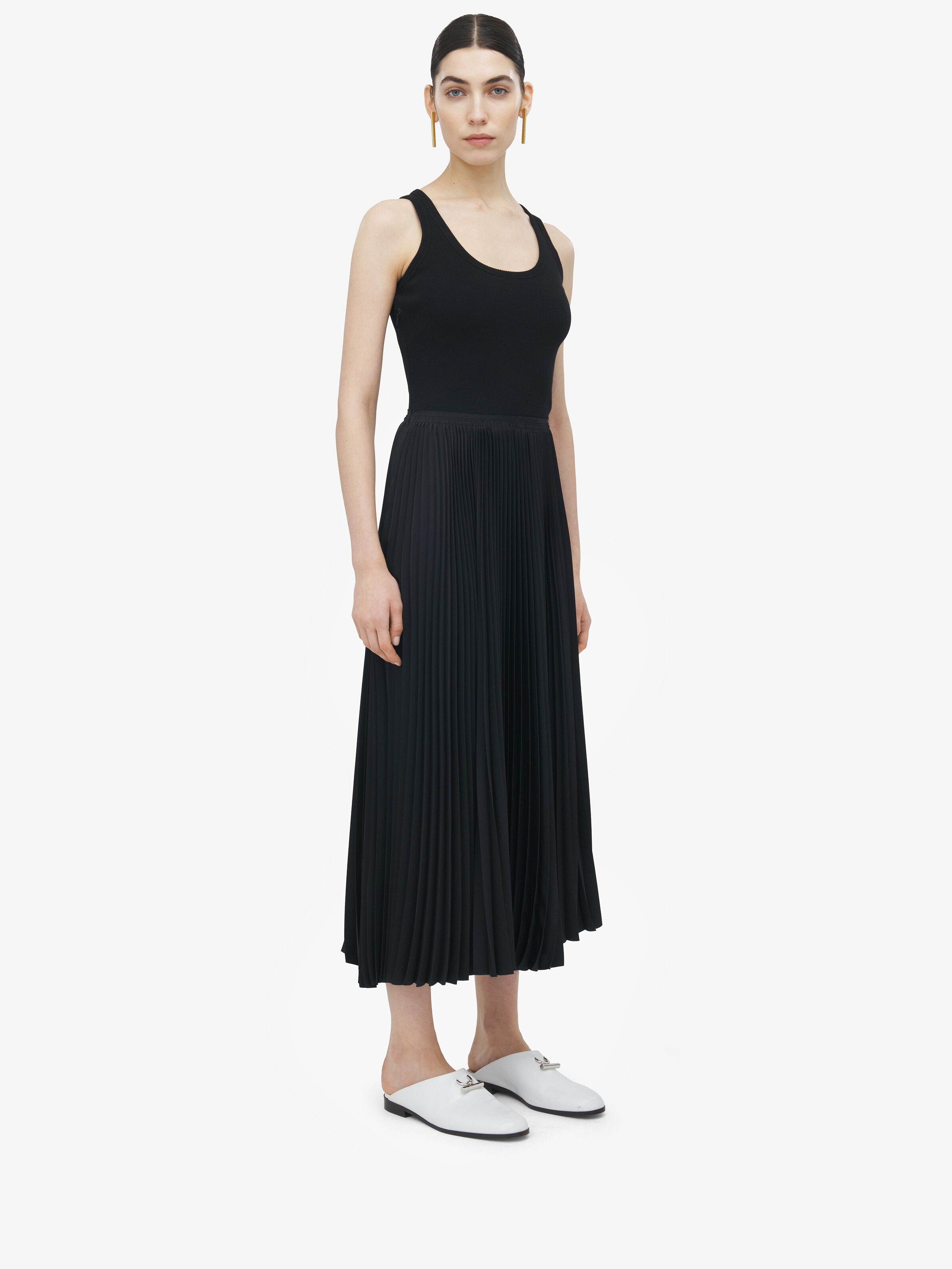 Cotton Rib Midi Dress - 3