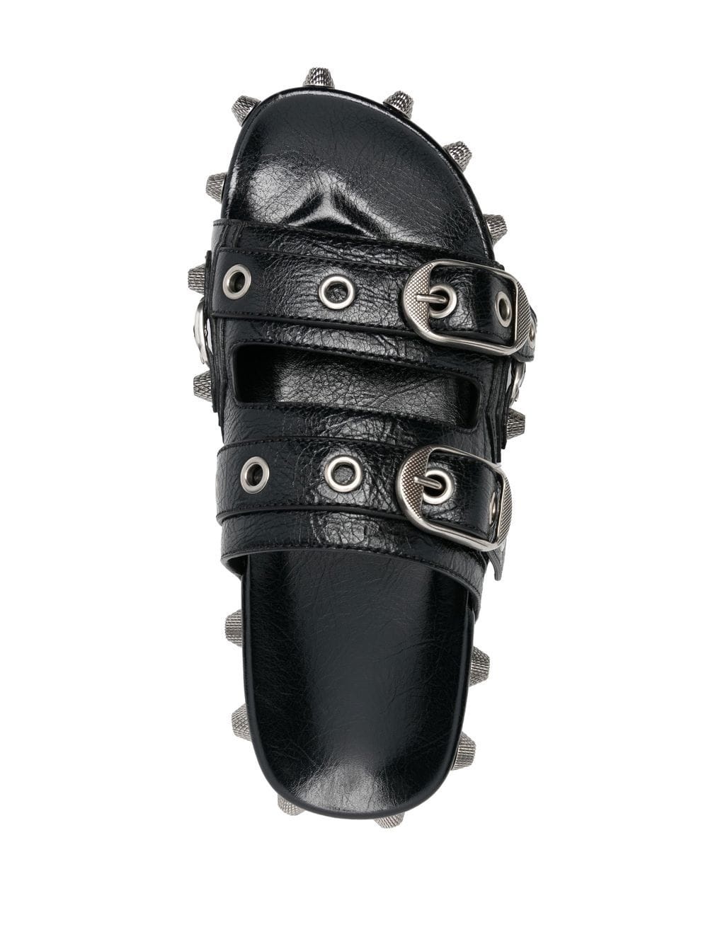 Cagole studded leather sandals - 4