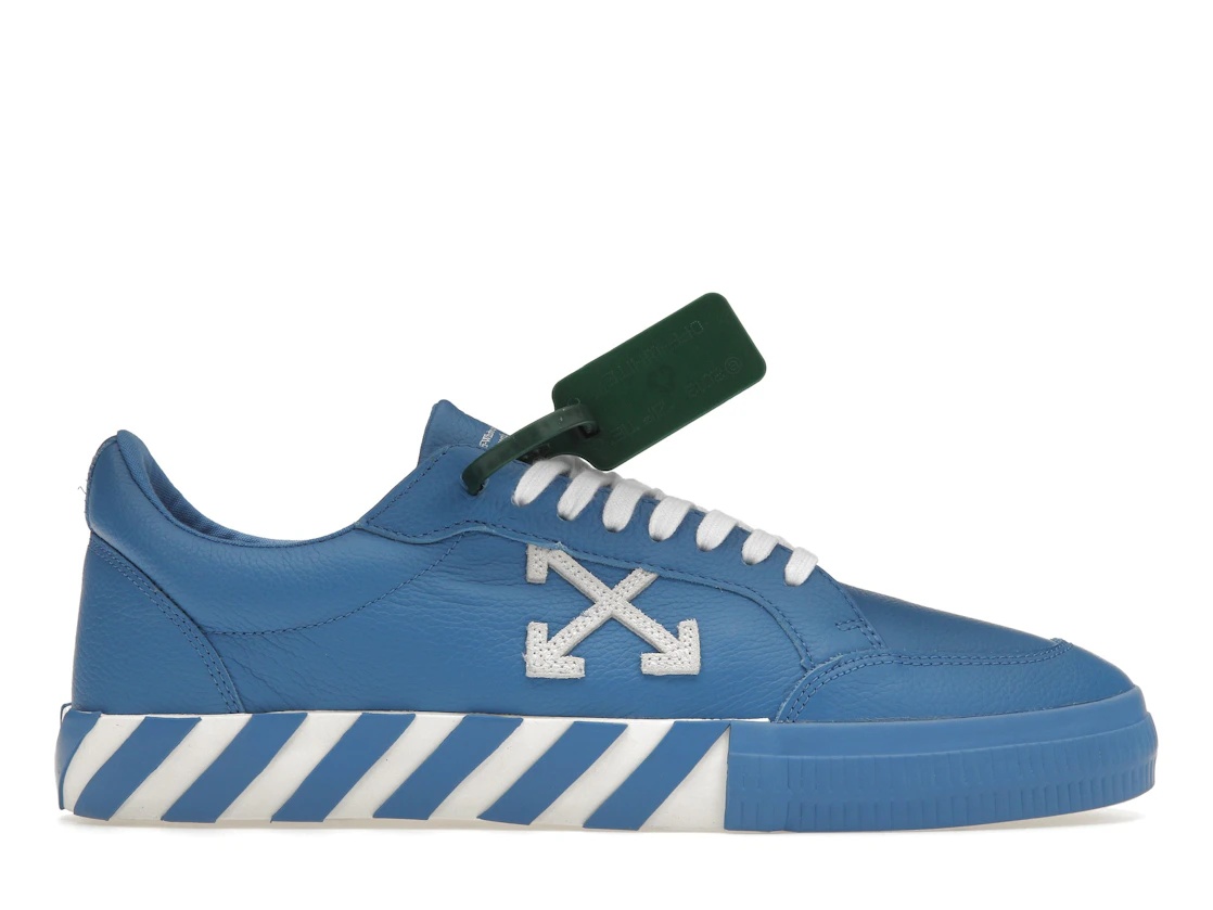 OFF-WHITE Vulc Low Leather Blue White - 1