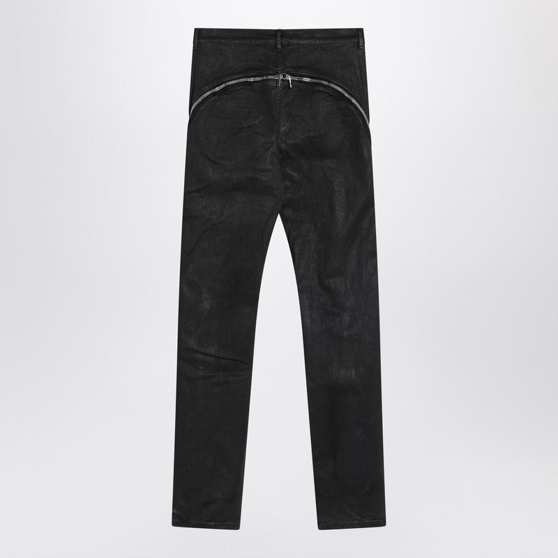 Drkshdw Black Coated Bolan Banana Jeans Men - 2