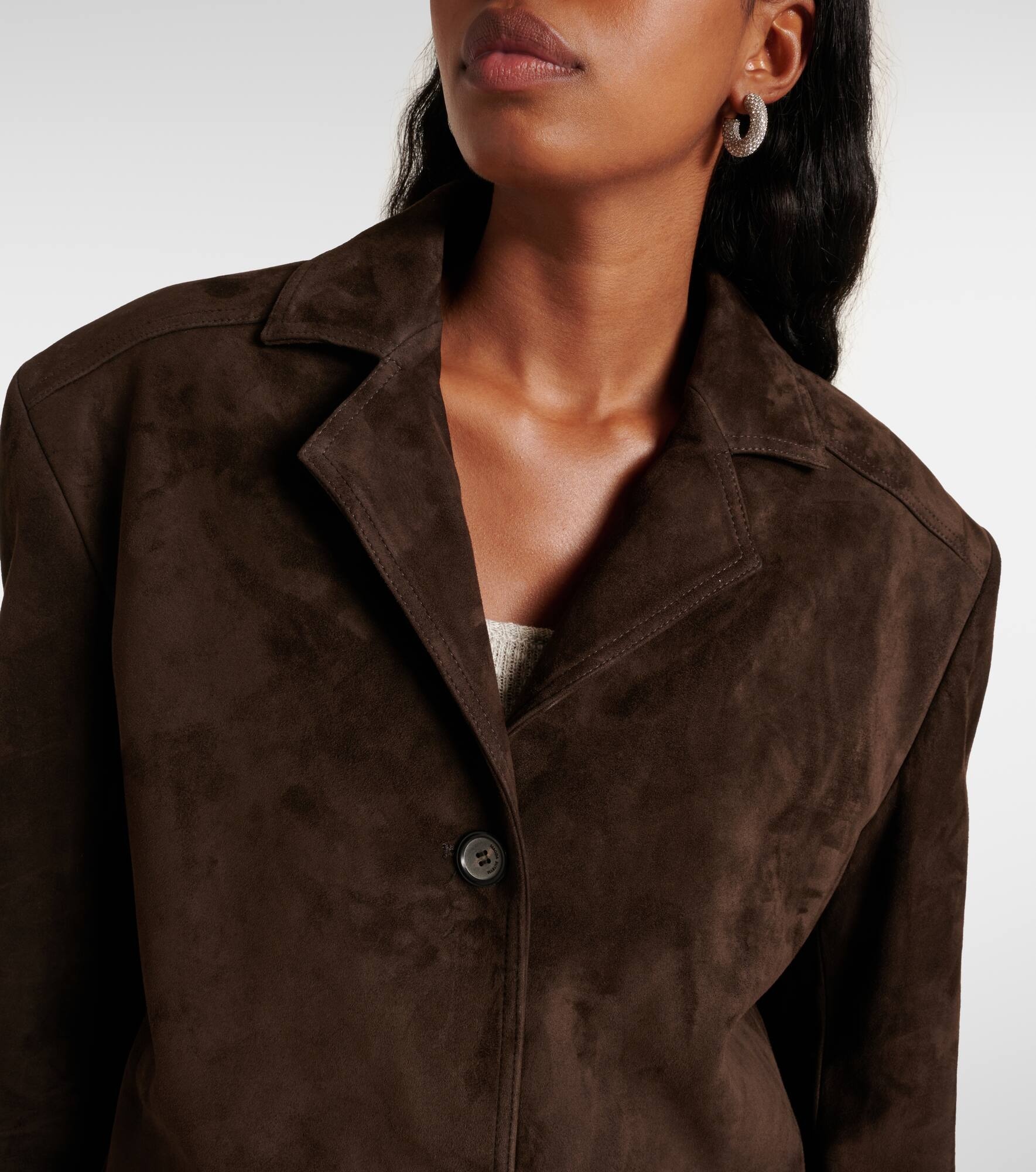 Oversized suede jacket - 5
