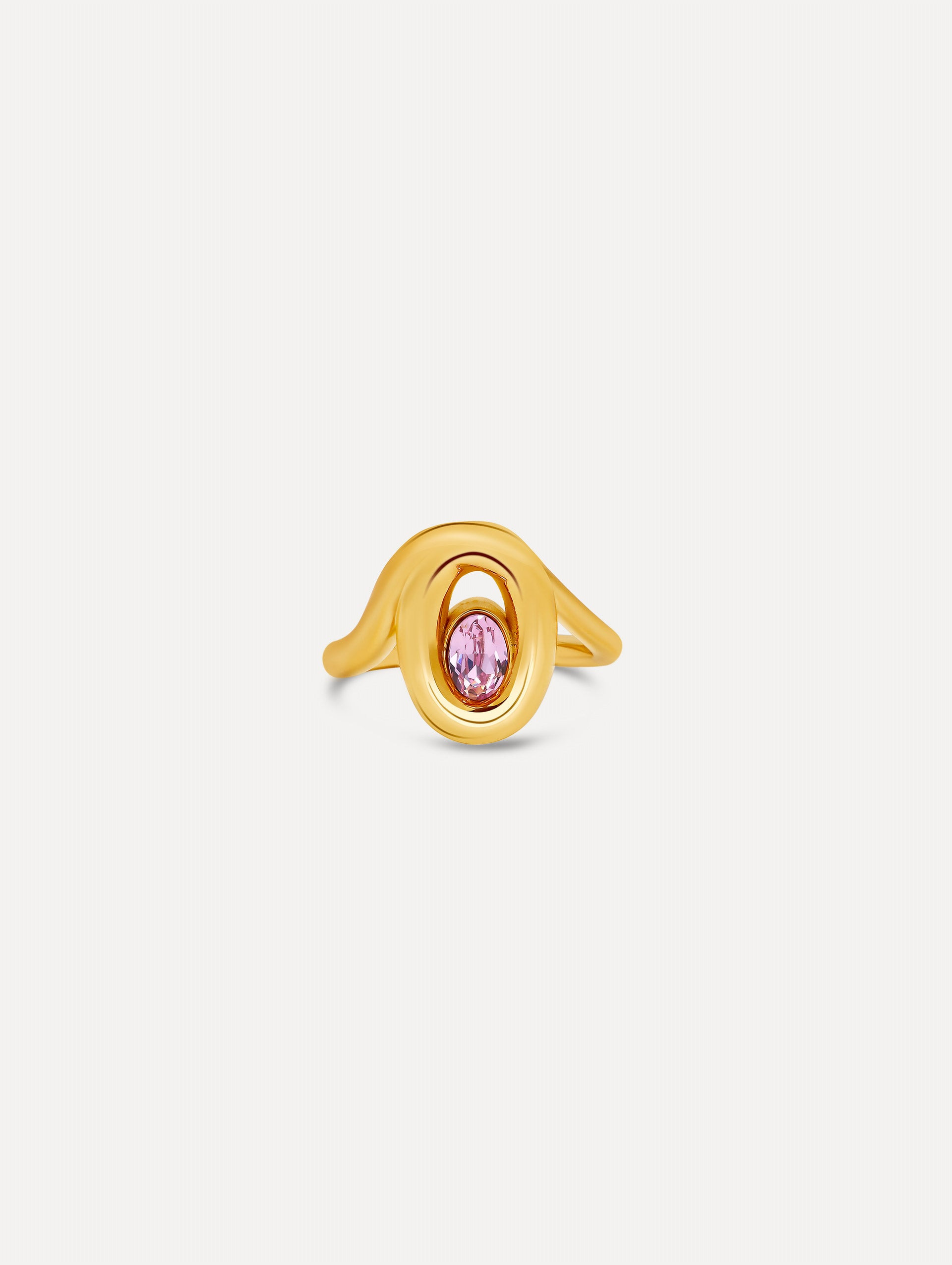 LOOPED OVAL RING - 2