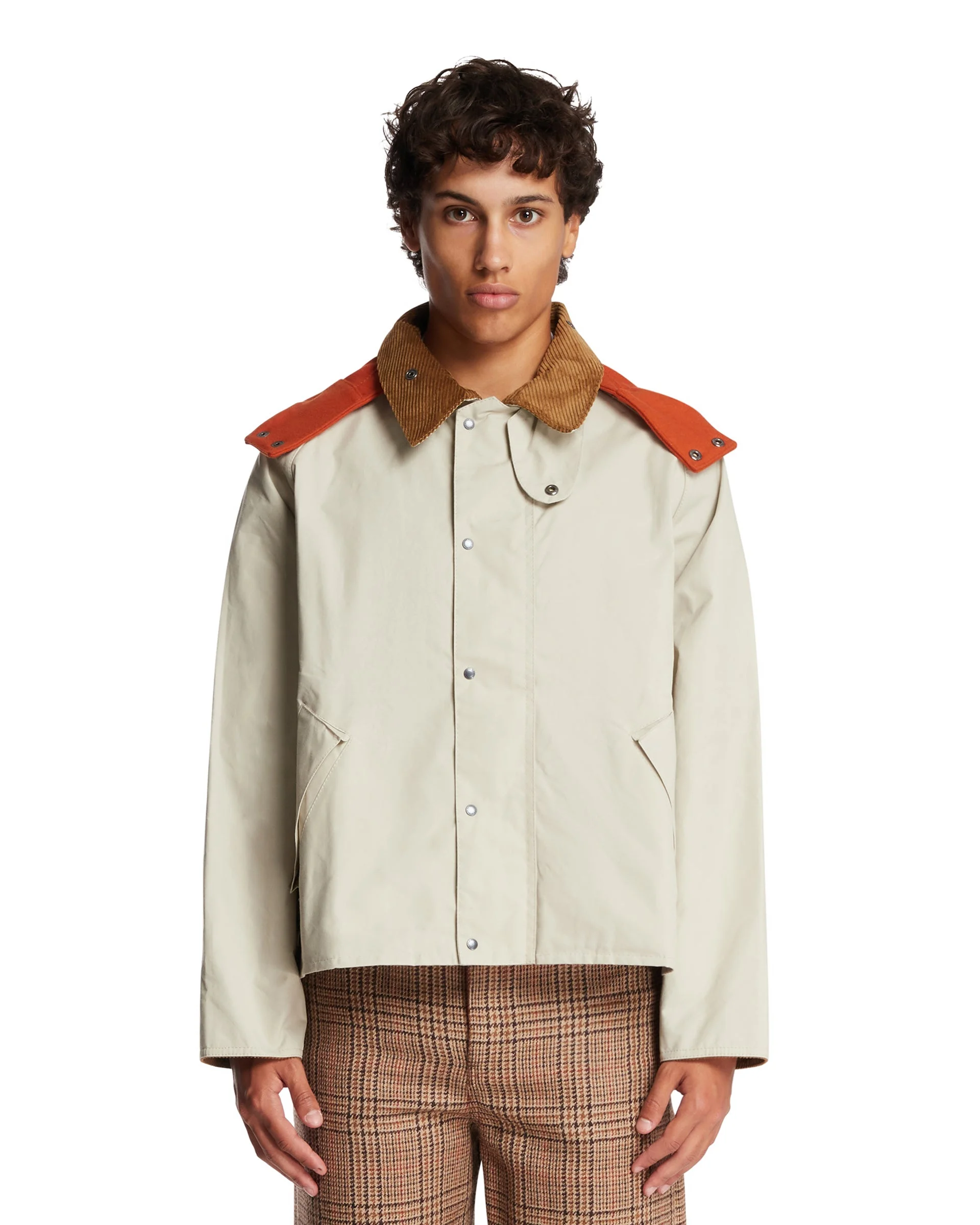 Barbour X Kaptain Sunshine Beige Short Cruiser Jacket - 1