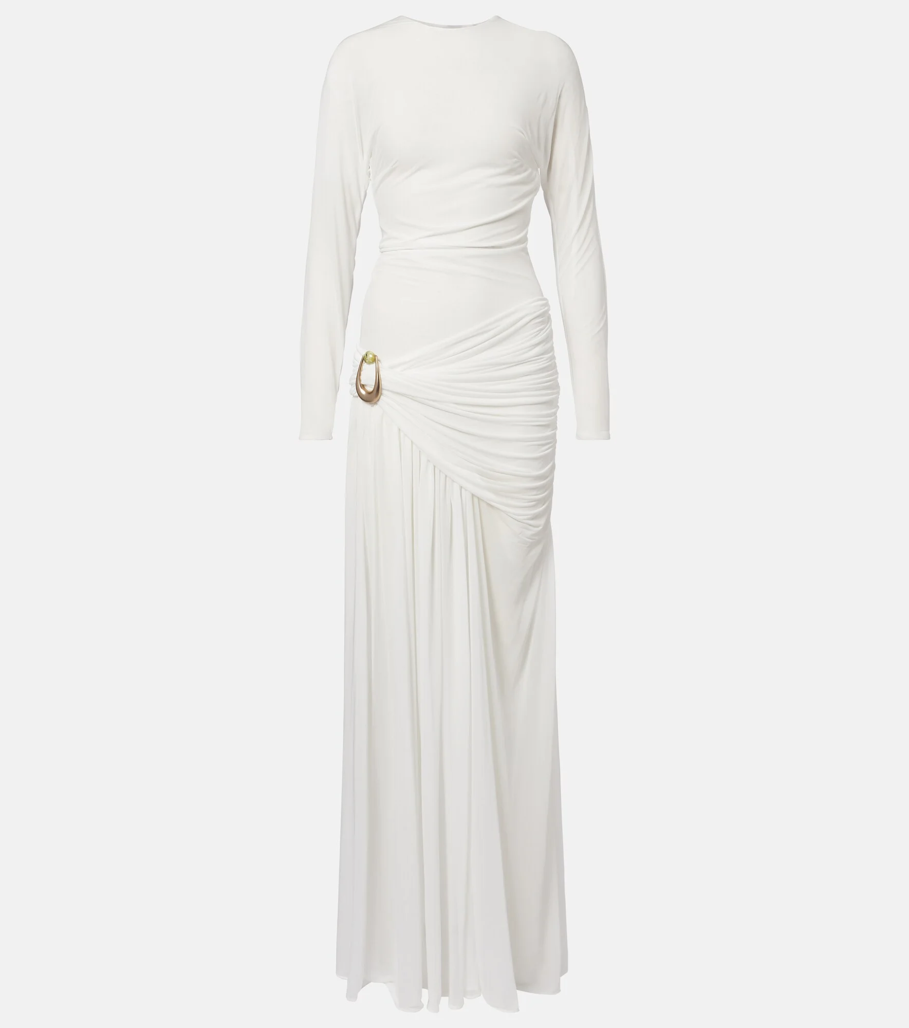 Stone Pin draped jersey gown - 1