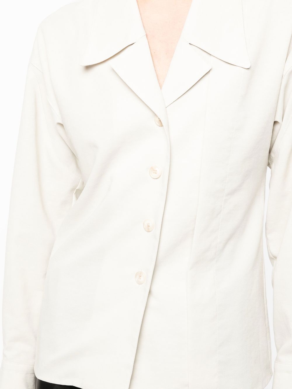 spread-collar shirt - 5