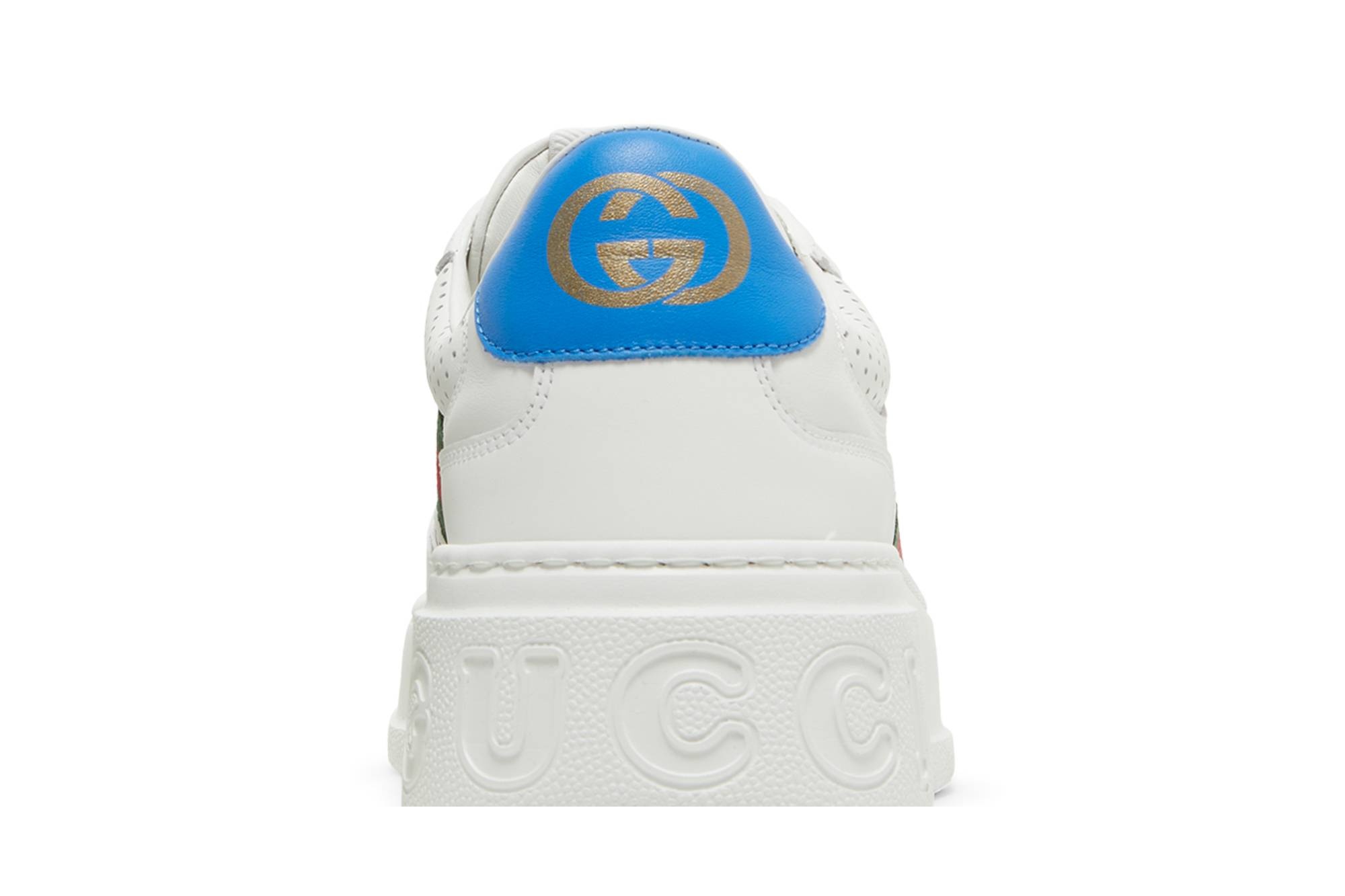 Gucci Chunky GG Web Sneaker 'White Blue' - 7