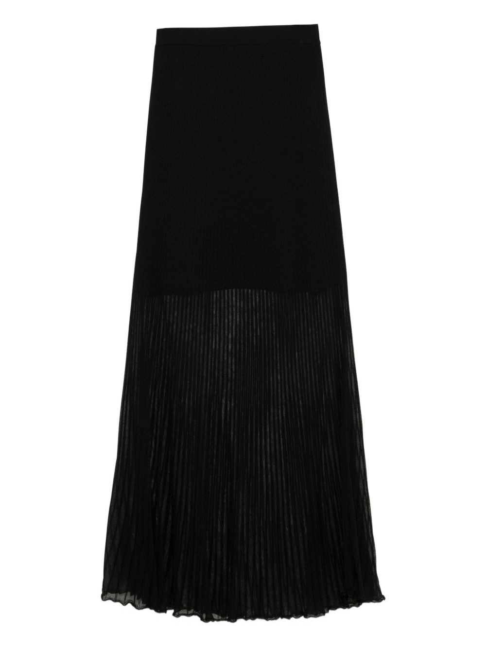 Gennie pleated-knit maxi skirt - 5