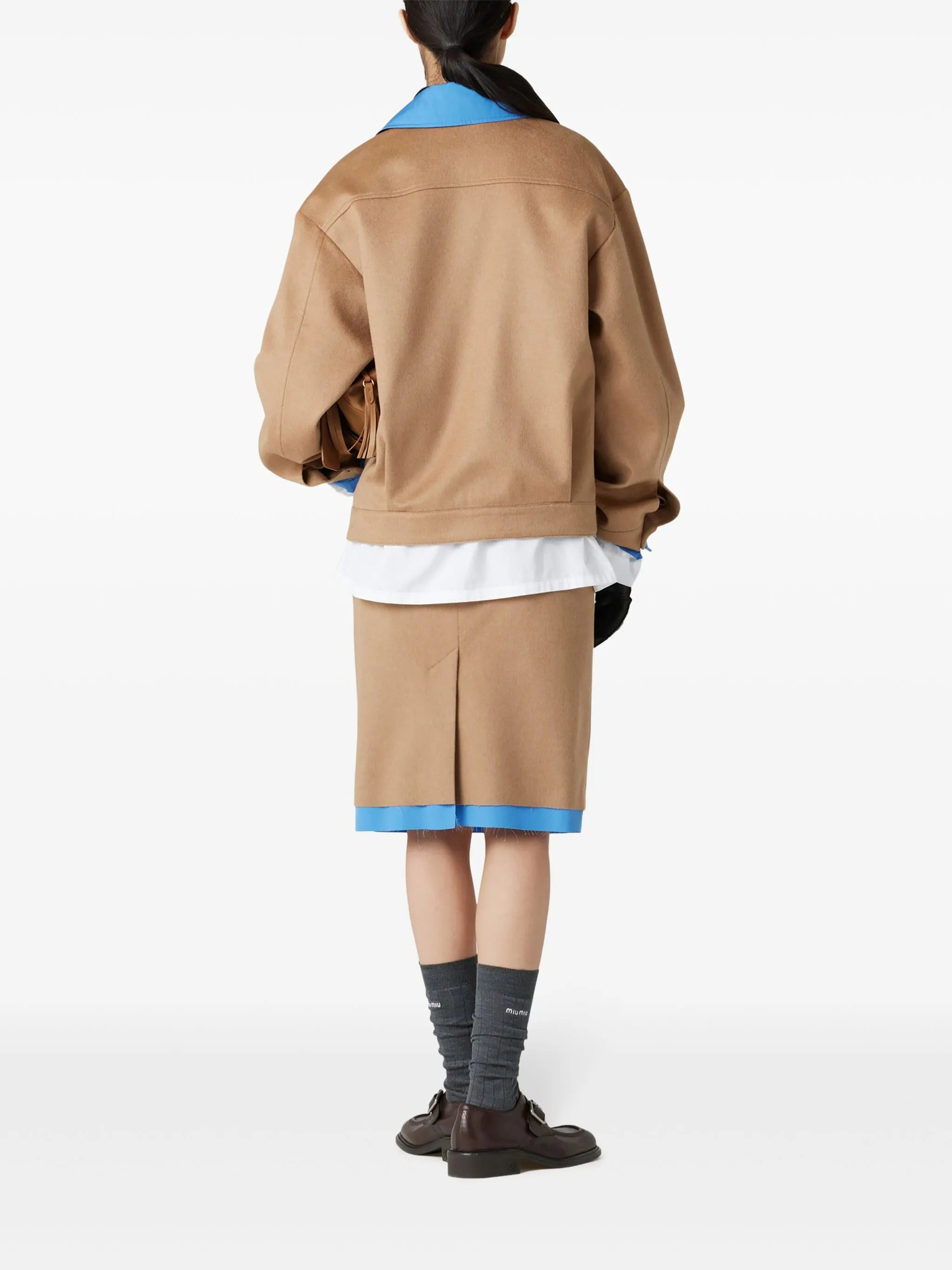 Camel-hair Midi Skirt - 3