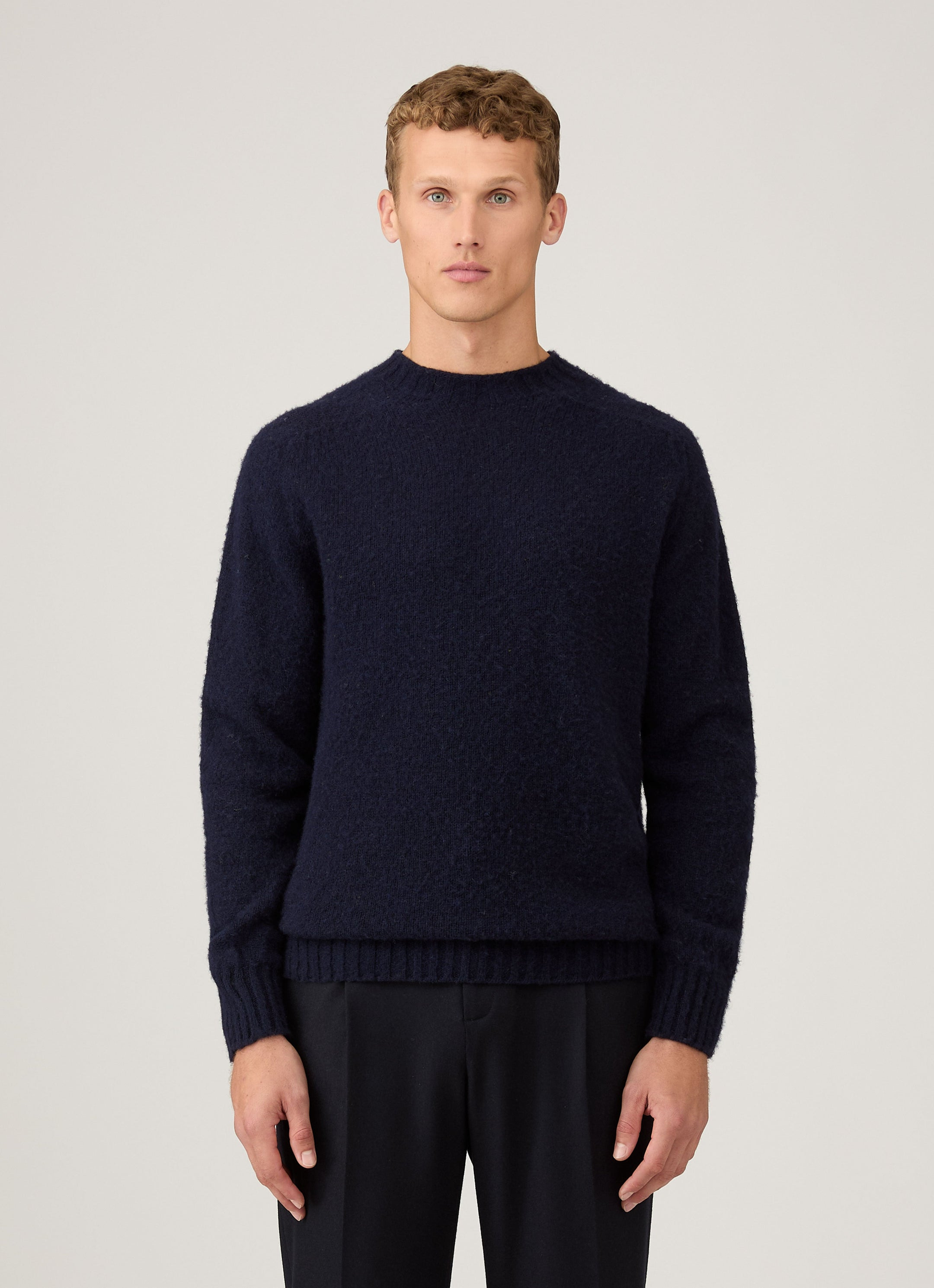 Shetland Crew Neck Jumper - 2