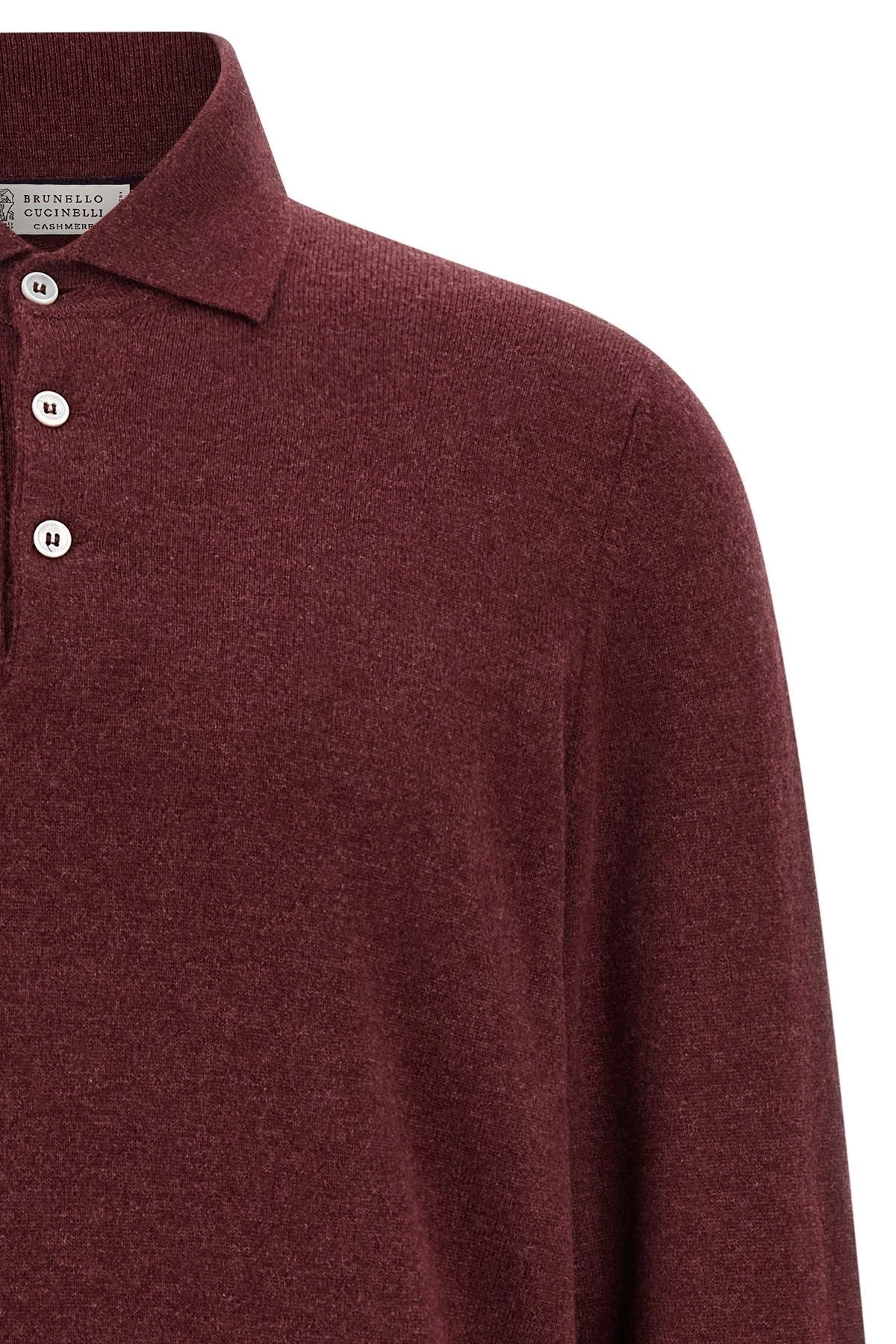 Brunello Cucinelli Men Cashmere Polo Shirt - 4