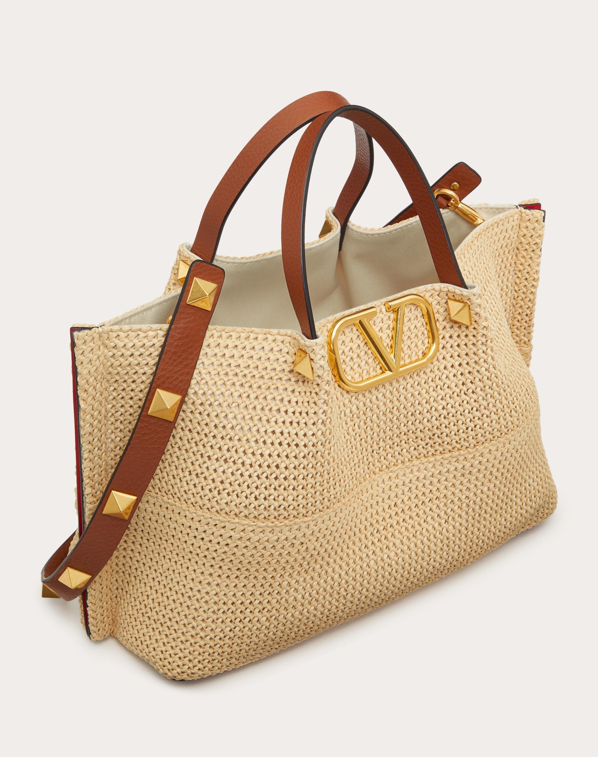 MEDIUM STRAW SUMMER TOTE - 6