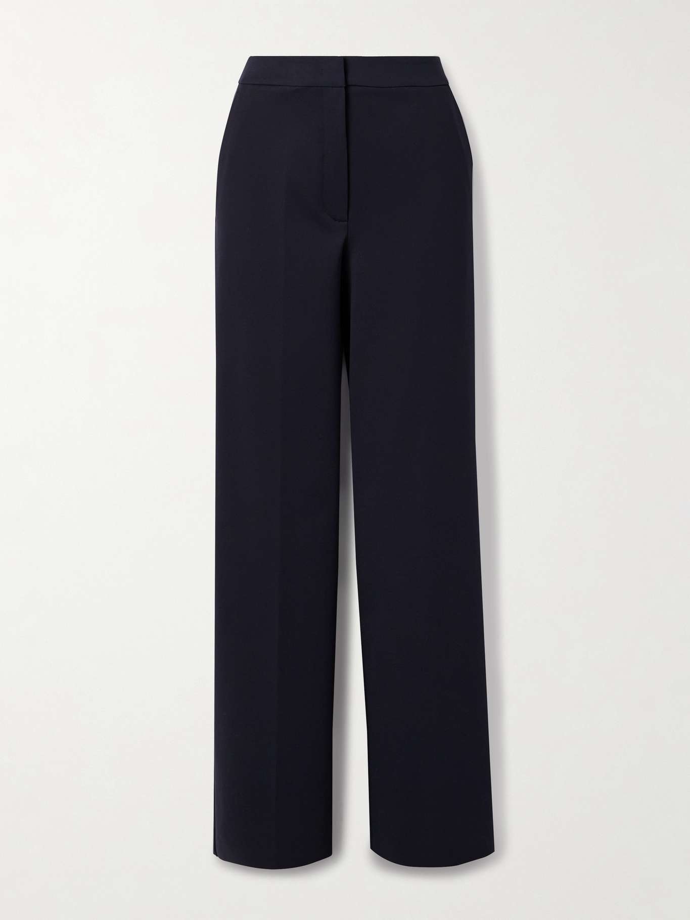 Max Mara Orche cotton-blend wide-leg pants Navy | REVERSIBLE