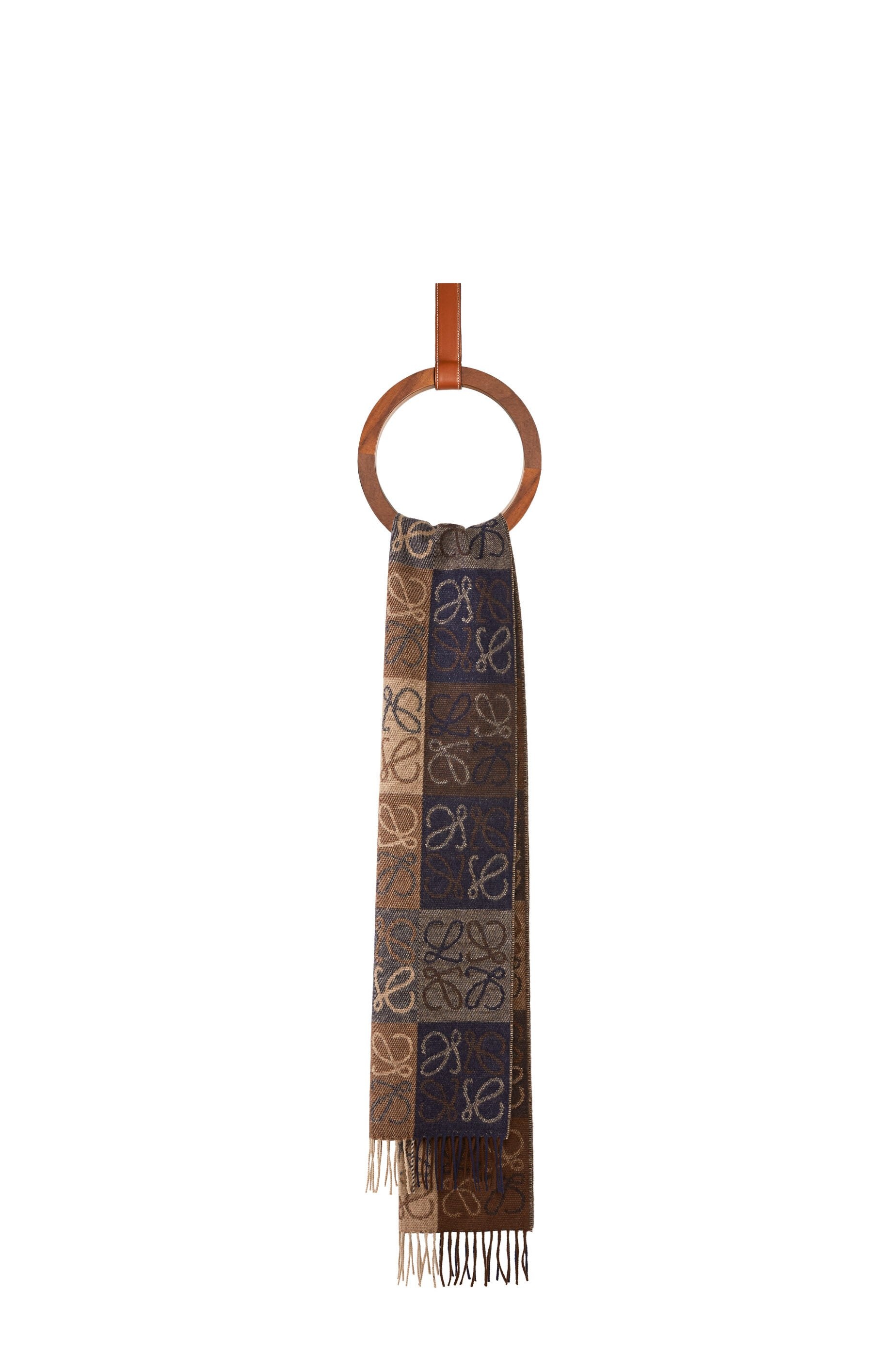 Anagram scarf in wool and cashmere - 1