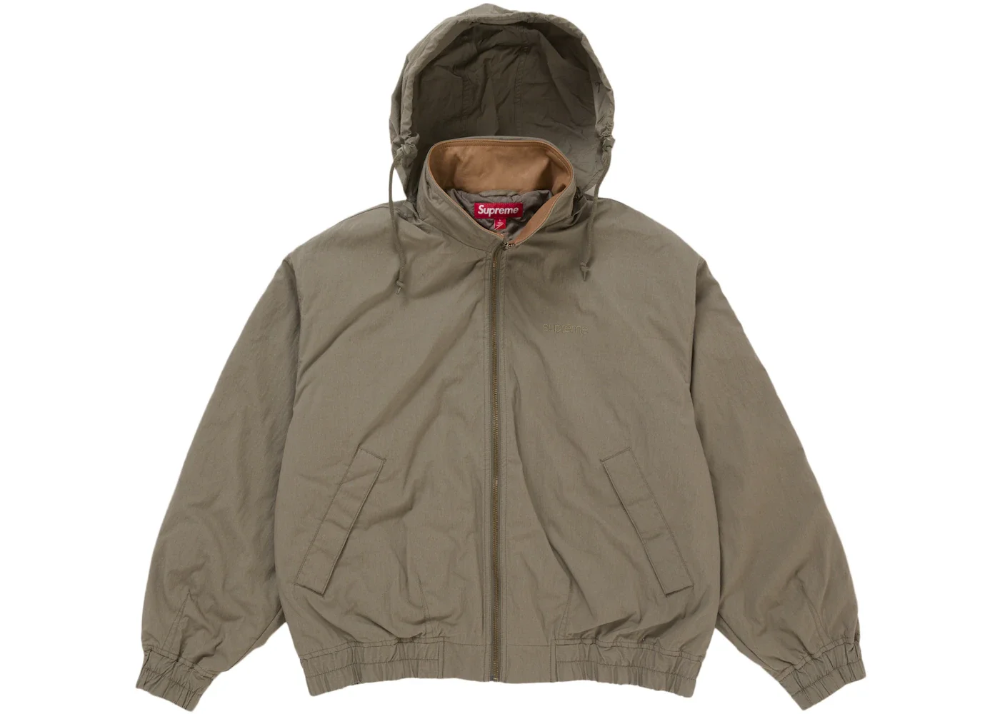 Supreme Supreme Leather Collar Utility Jacket (SS25) Olive Supreme Supreme Leather Collar Utility Jacket (SS25) Olive