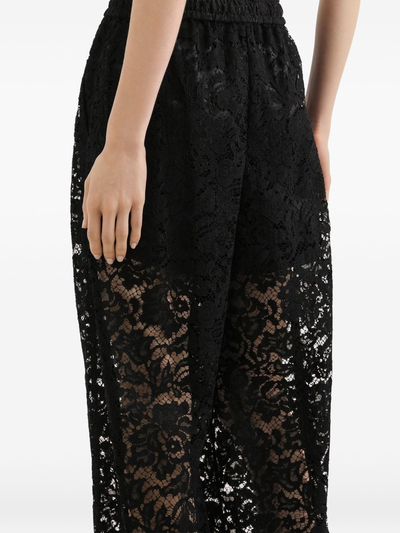 lace drawstring trousers 4