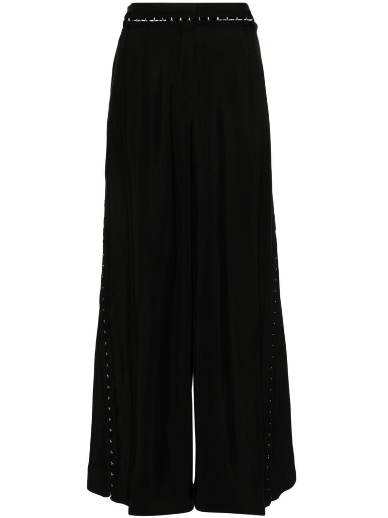 Hook & Eye wide-leg trousers 1
