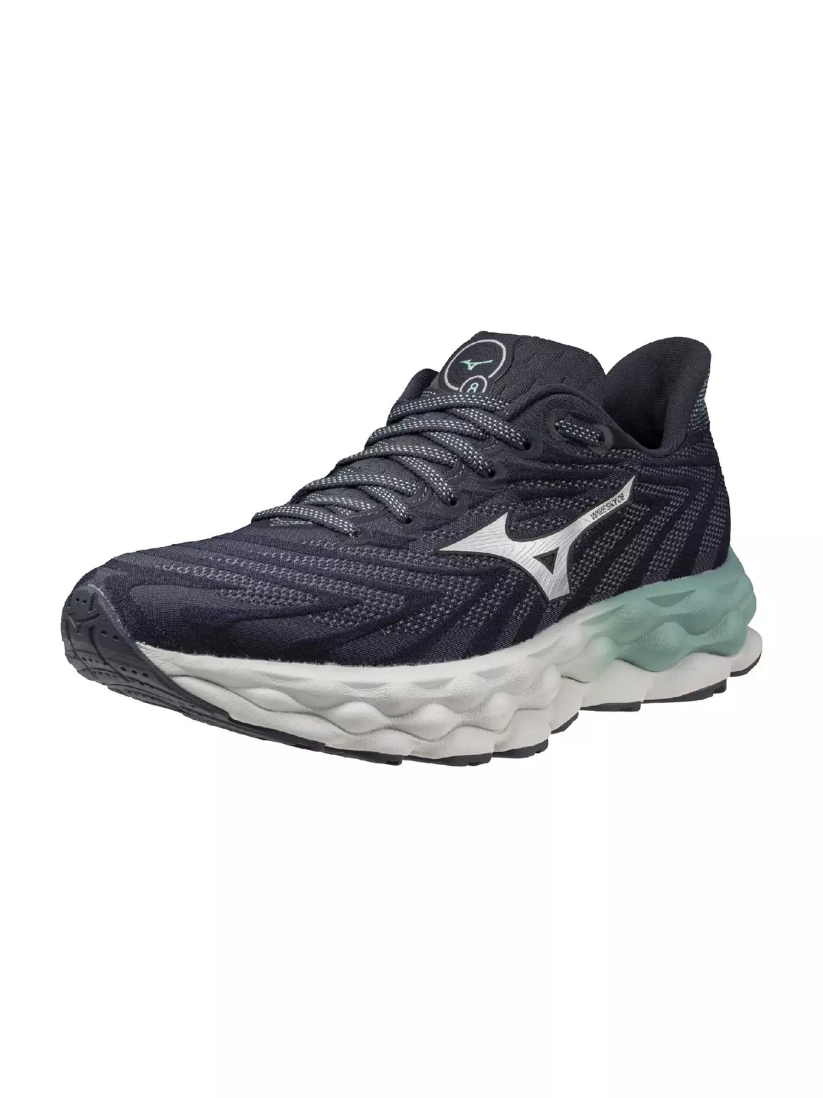 Wave Sky 8 "India Ink/Silver" Women's Running Shoe - 3