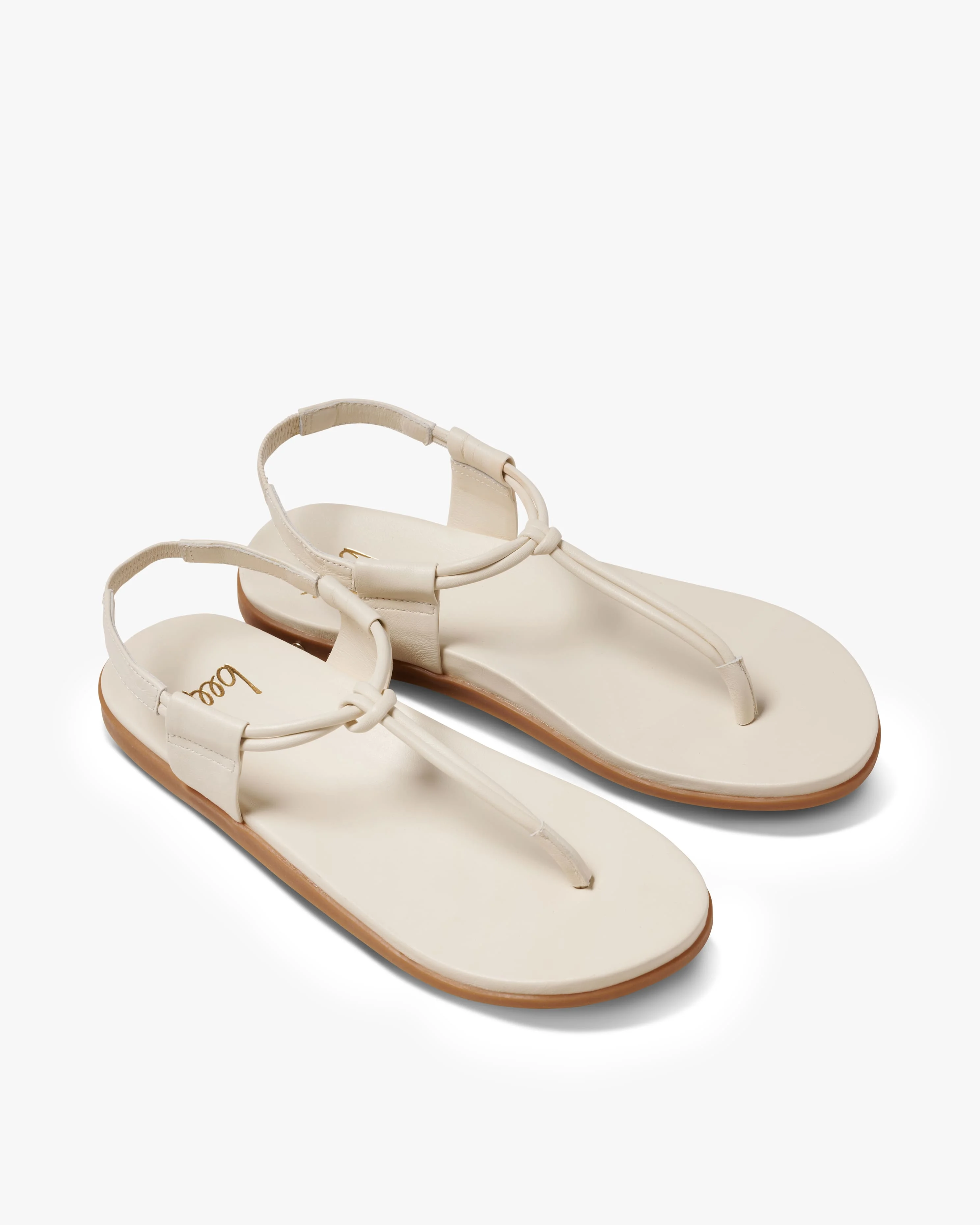 Mango Leather T-Strap Sandal - 1
