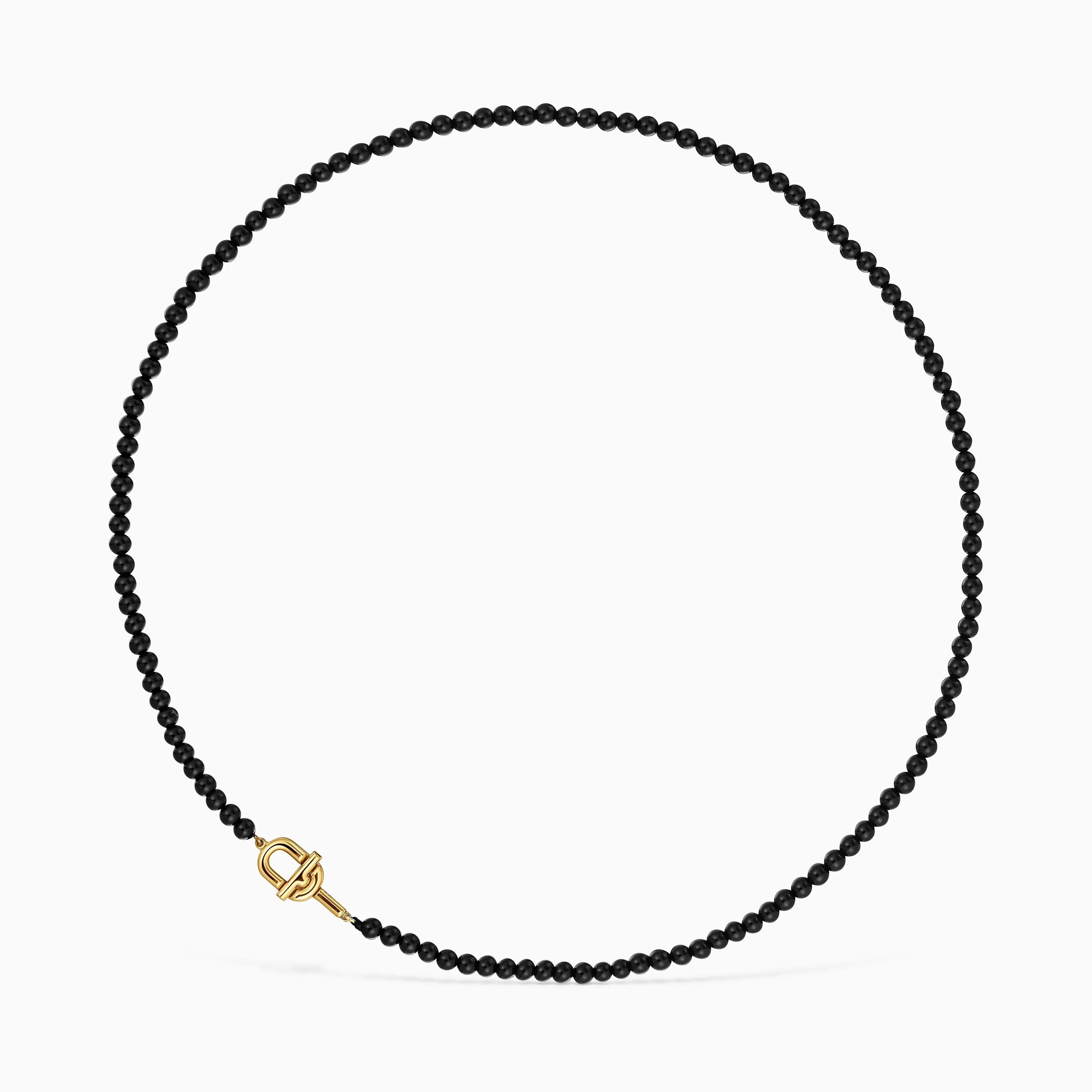 43 cm Necklace with 18K gold vermeil and onyx TOUS MANIFESTO - 1