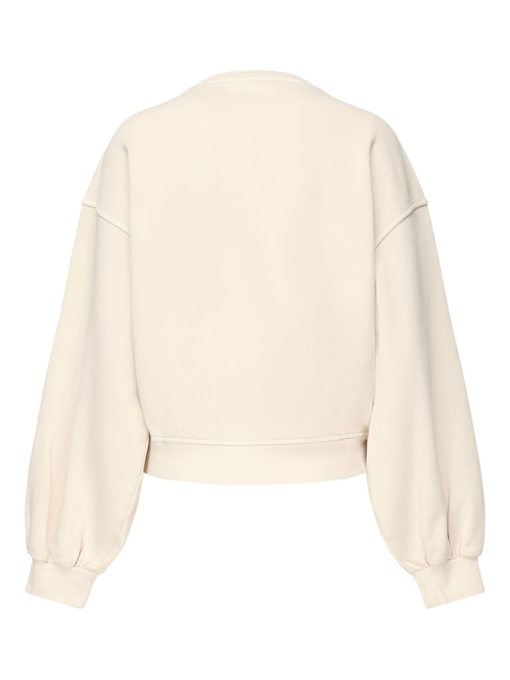 embroidered balloon-sleeve sweater - 2