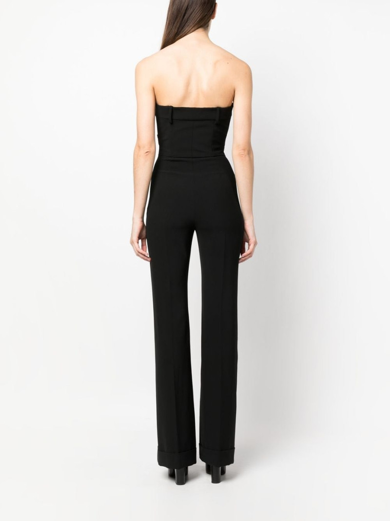 strapless straight-leg jumpsuit 4