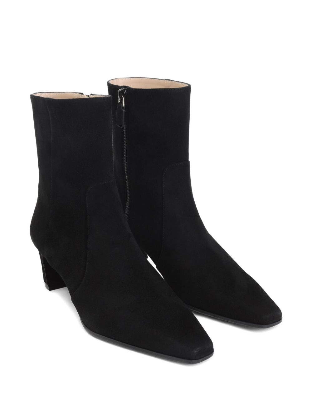 50mm suede zip-fastening boots - 2