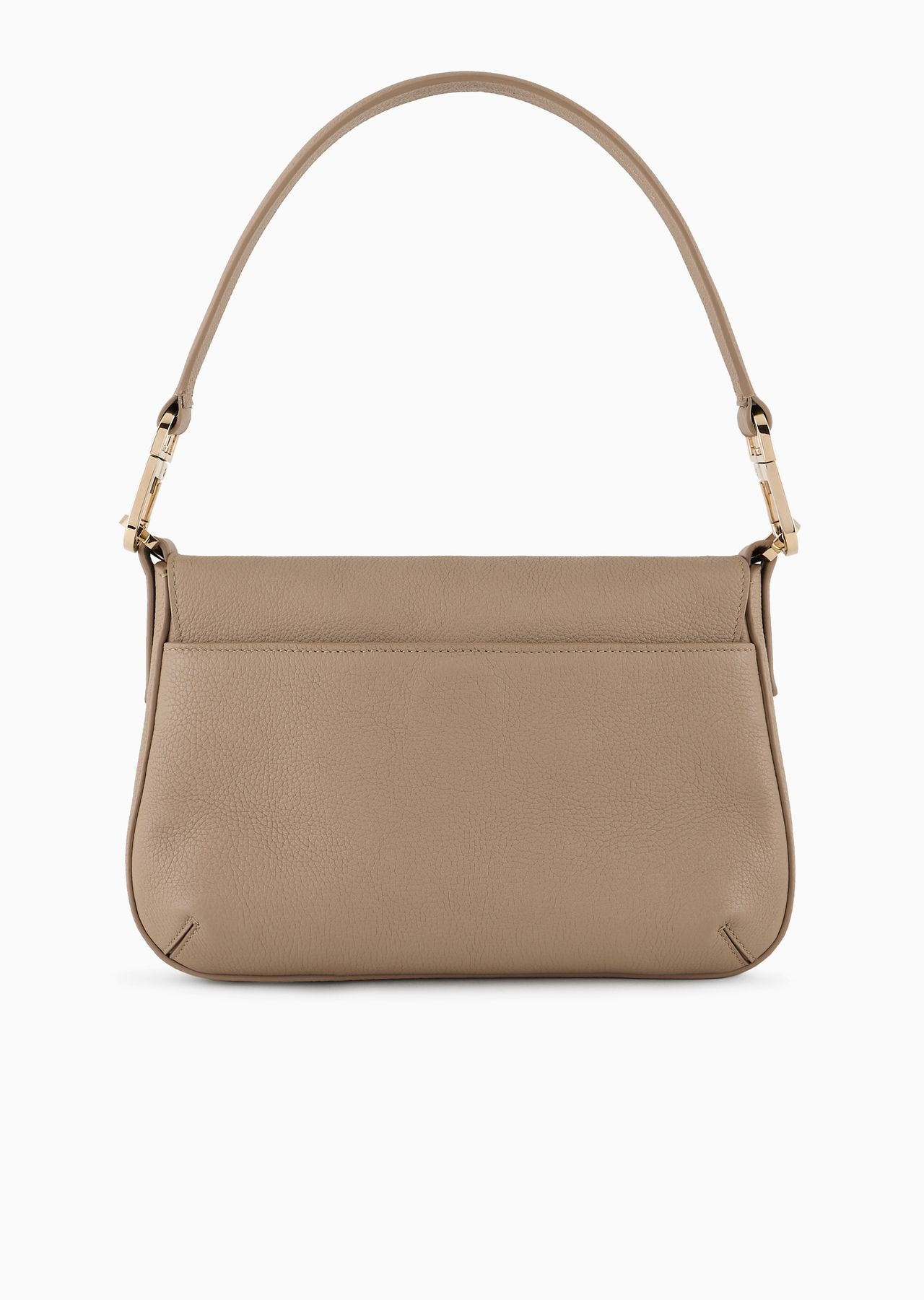 GIORGIO ARMANI Small la Prima Soft bag in pebbled leather REVERSIBLE