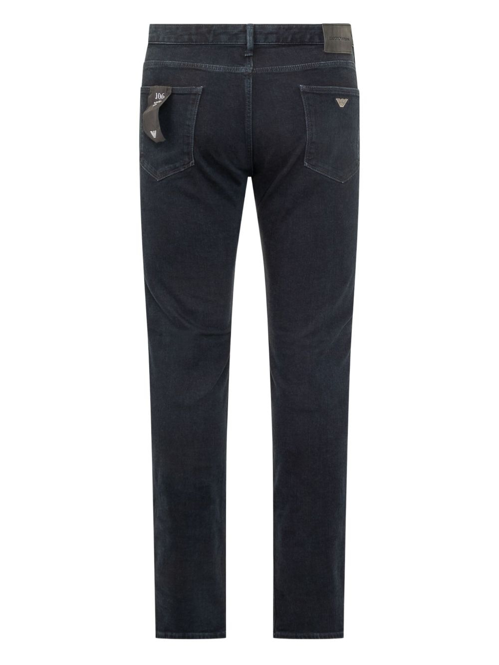 five-pocket logo-plaque jeans - 2
