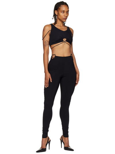 NENSI DOJAKA Black Hardware Leggings outlook