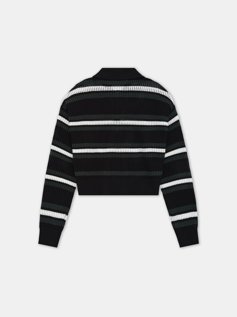 AMIRI WOMEN'S MA LONG SLEEVE OVERSIZED POLO outlook
