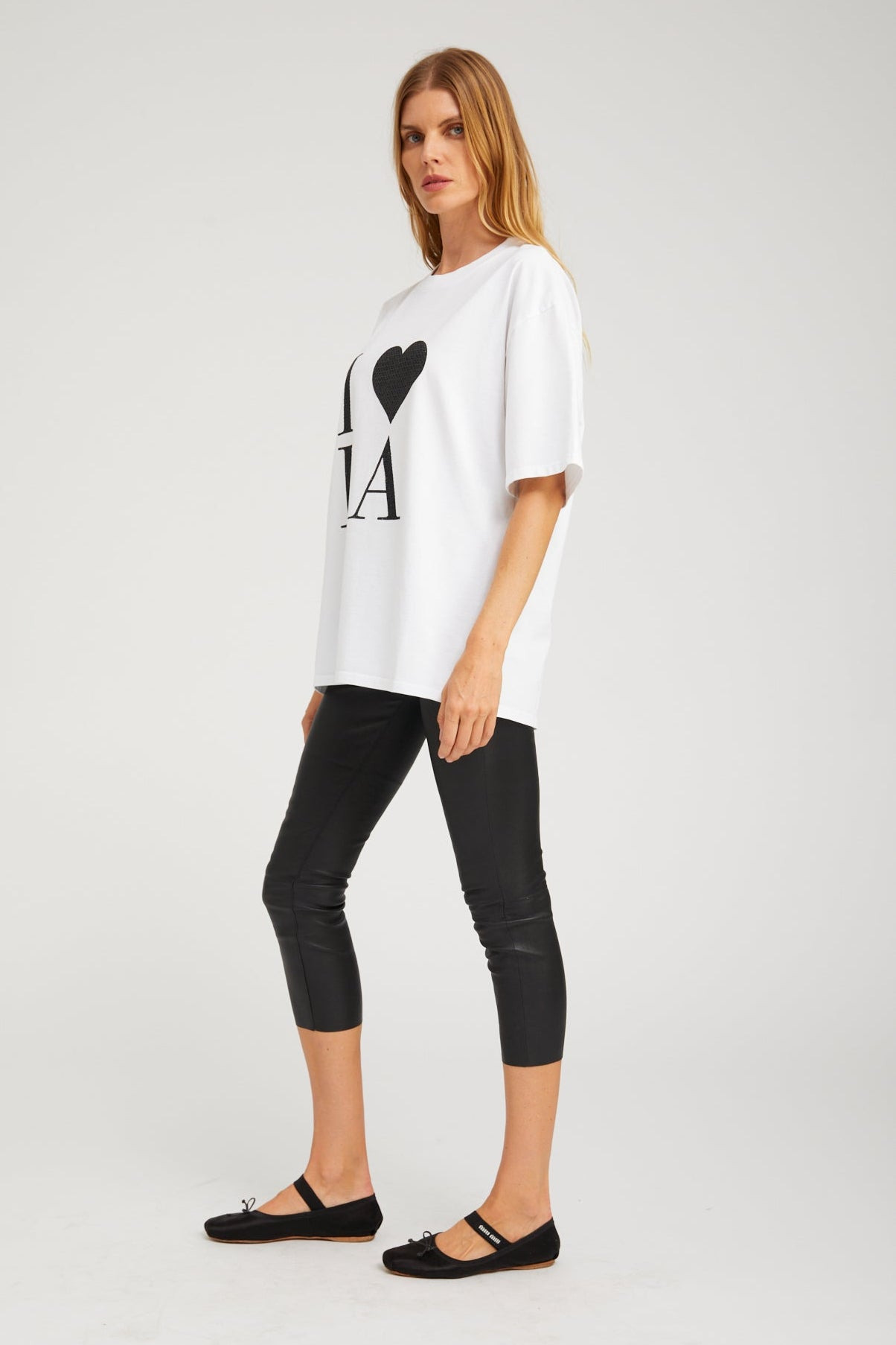 WHITE I LOVE LA TEE - 3