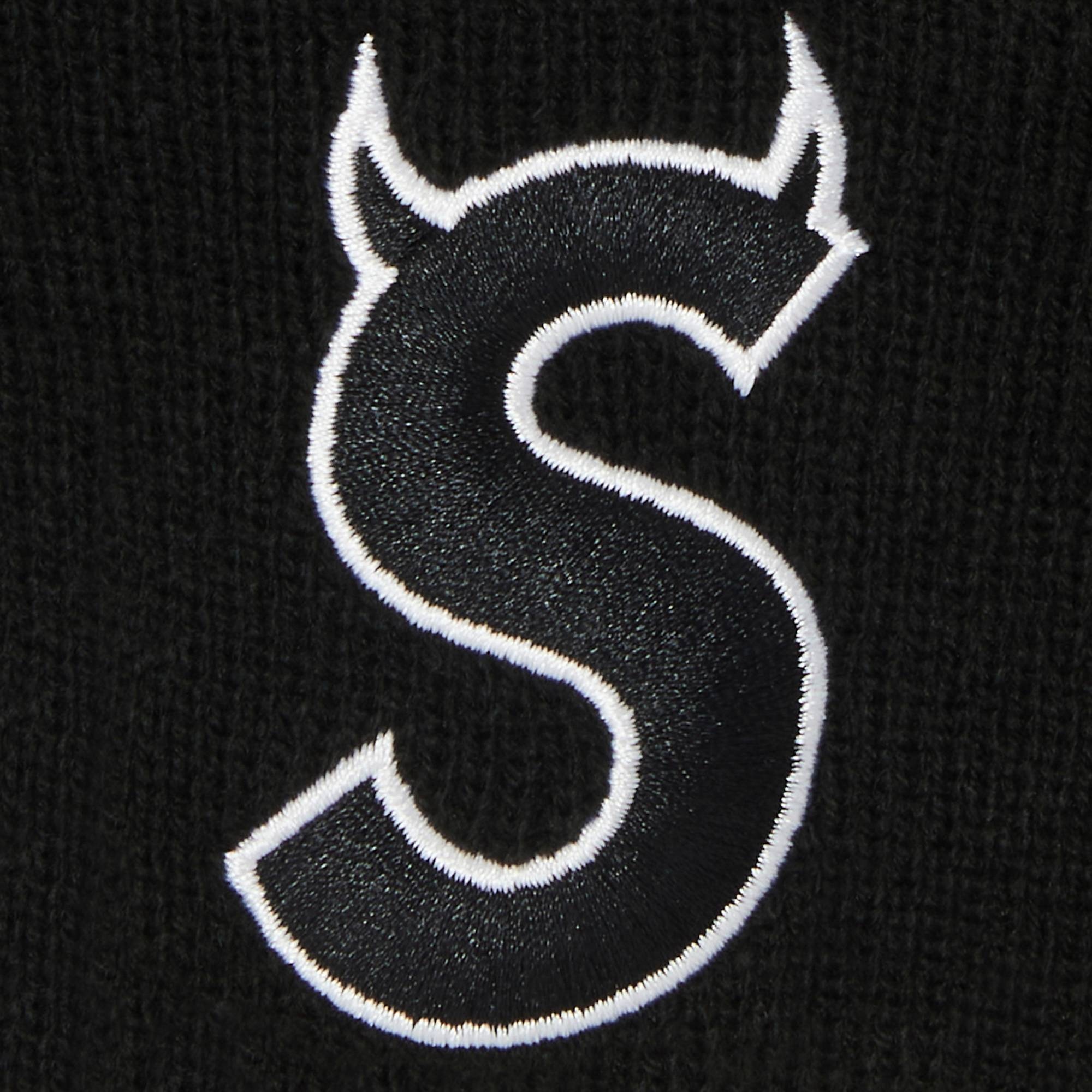 Supreme x New Era S Logo Beanie 'Black' - 3