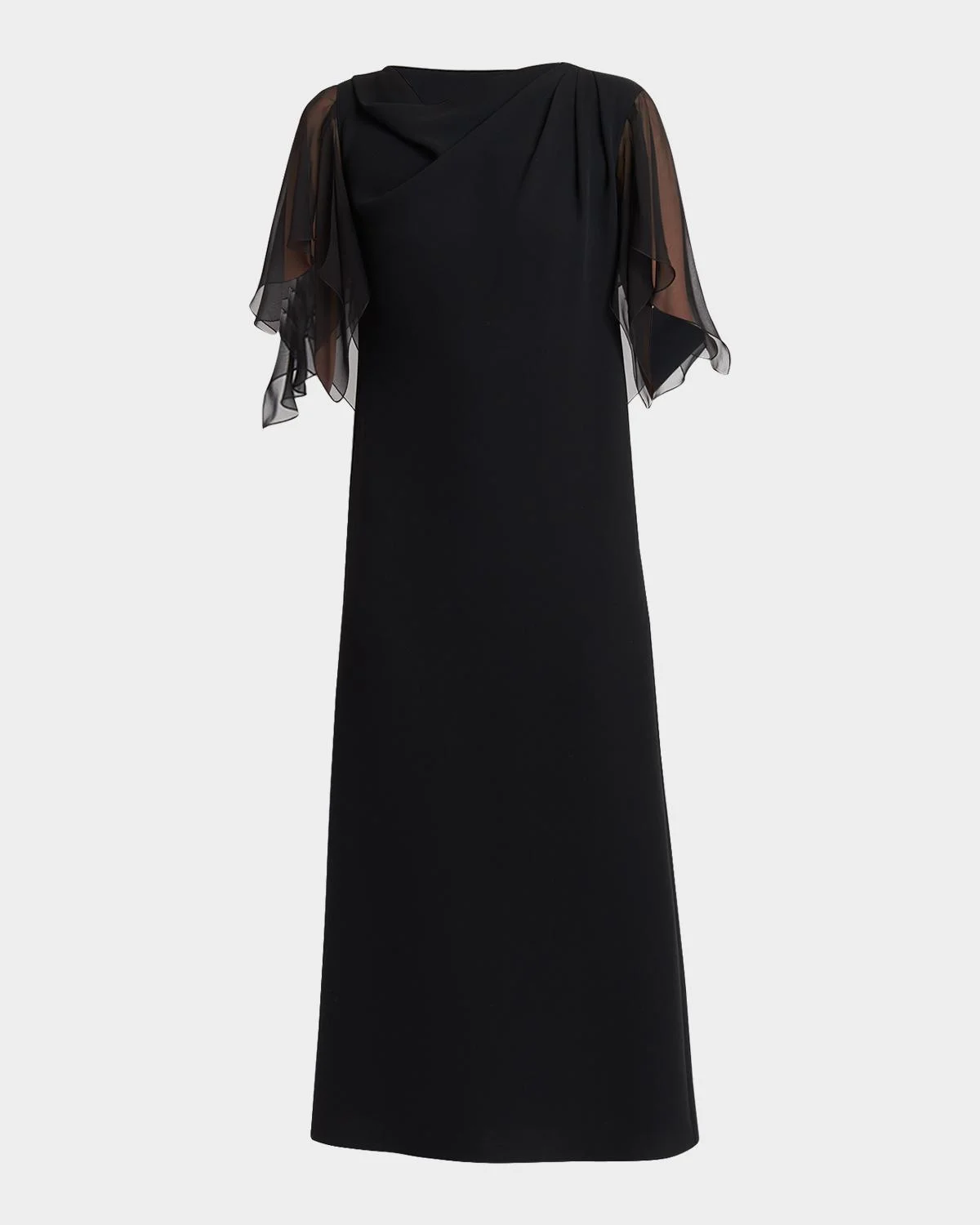 Campiona Draped Silk Dress - 1
