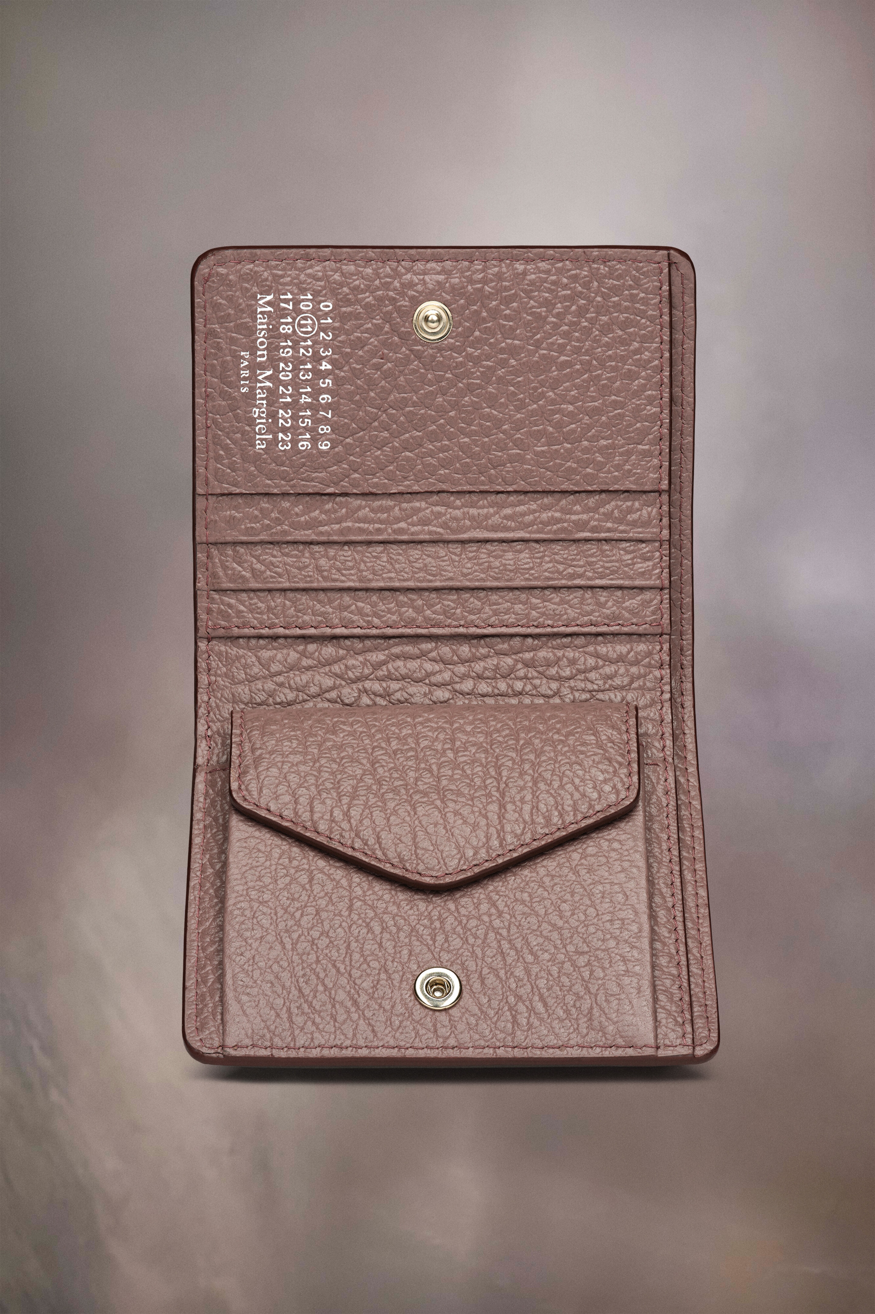 Fold-over leather wallet - 3