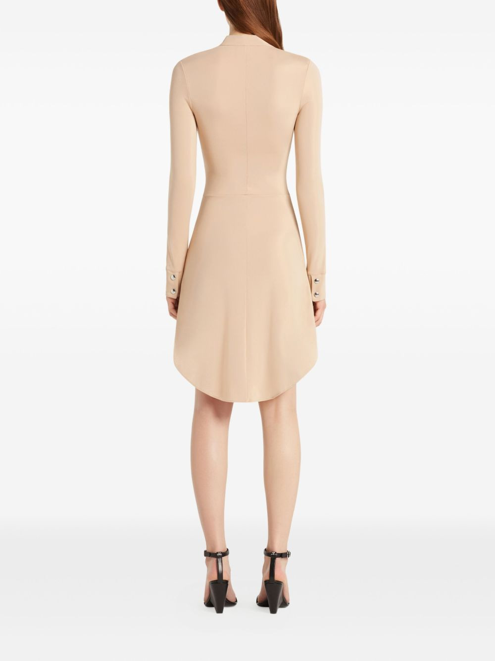zippered-collar dress - 4