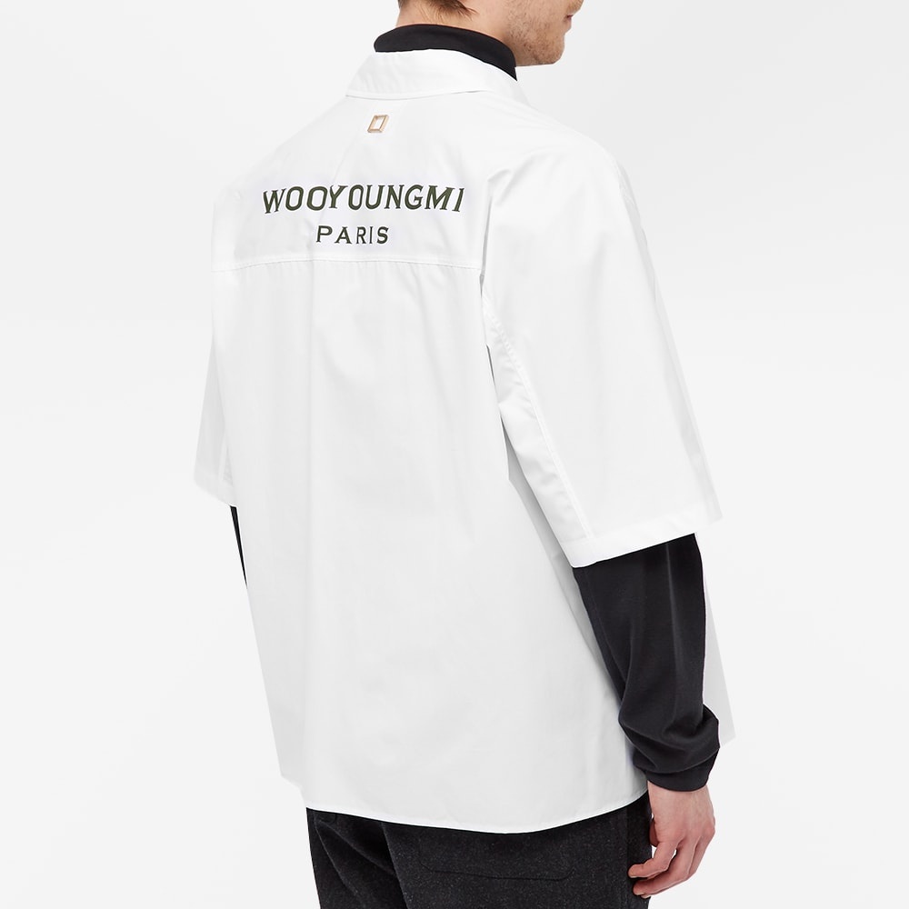 Wooyoungmi Short Sleeved Back Print Shirt - 5