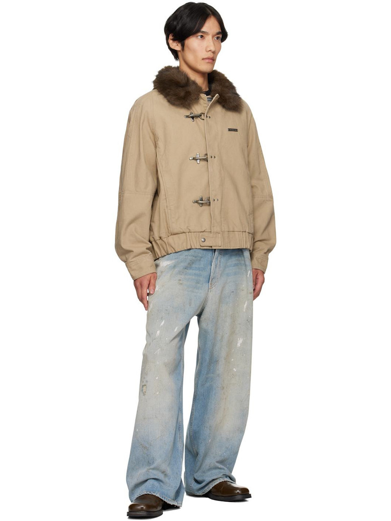 Andersson Bell Beige Ortega Washed Cotton Jacket outlook