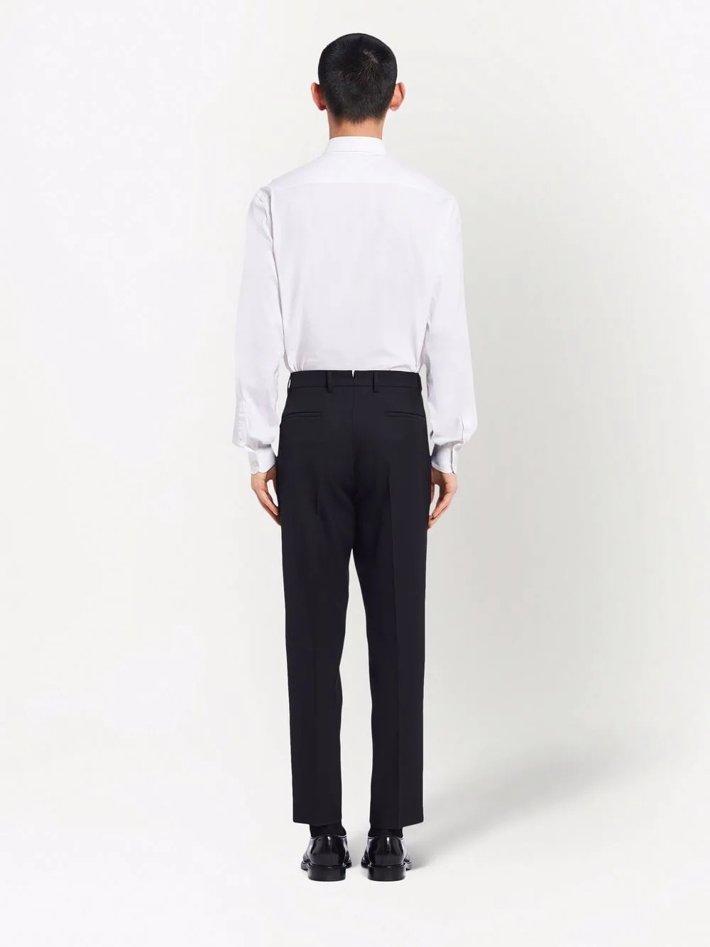 tailored straight-leg trousers - 4