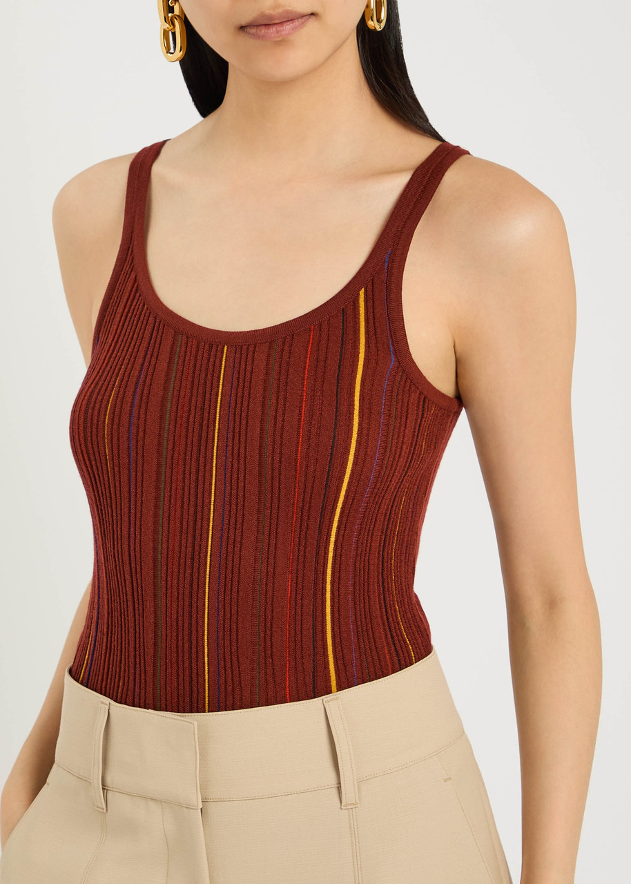 Gabriela Hearst Yara Striped Knit Tank - 5