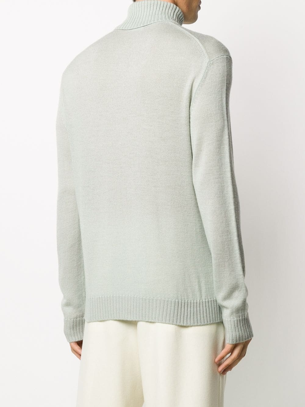 turtleneck wool jumper - 4